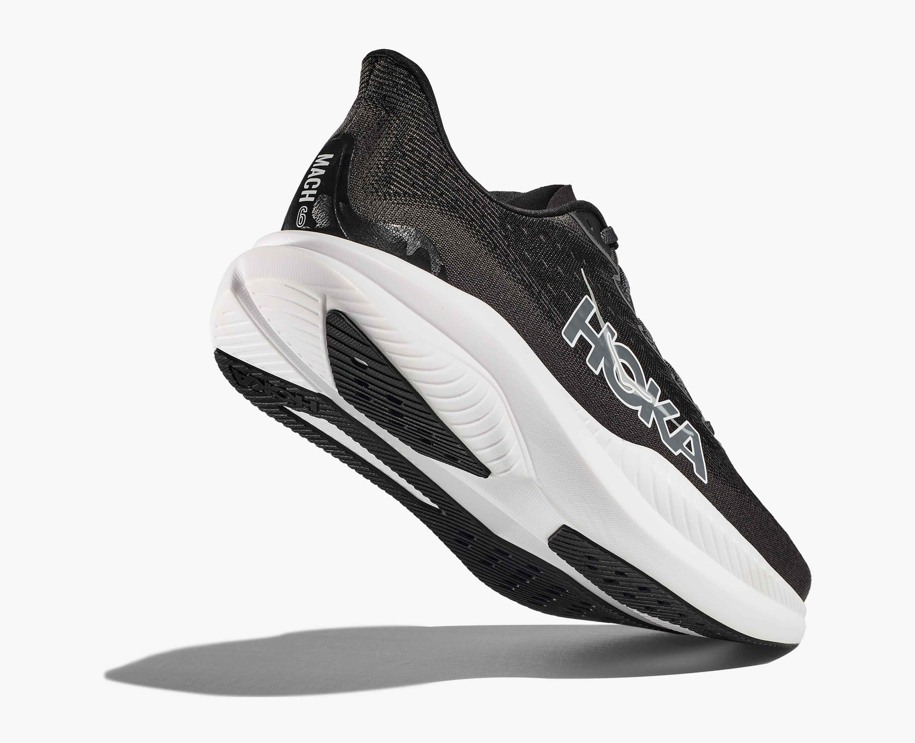 Hoka S Mach 6 Black White