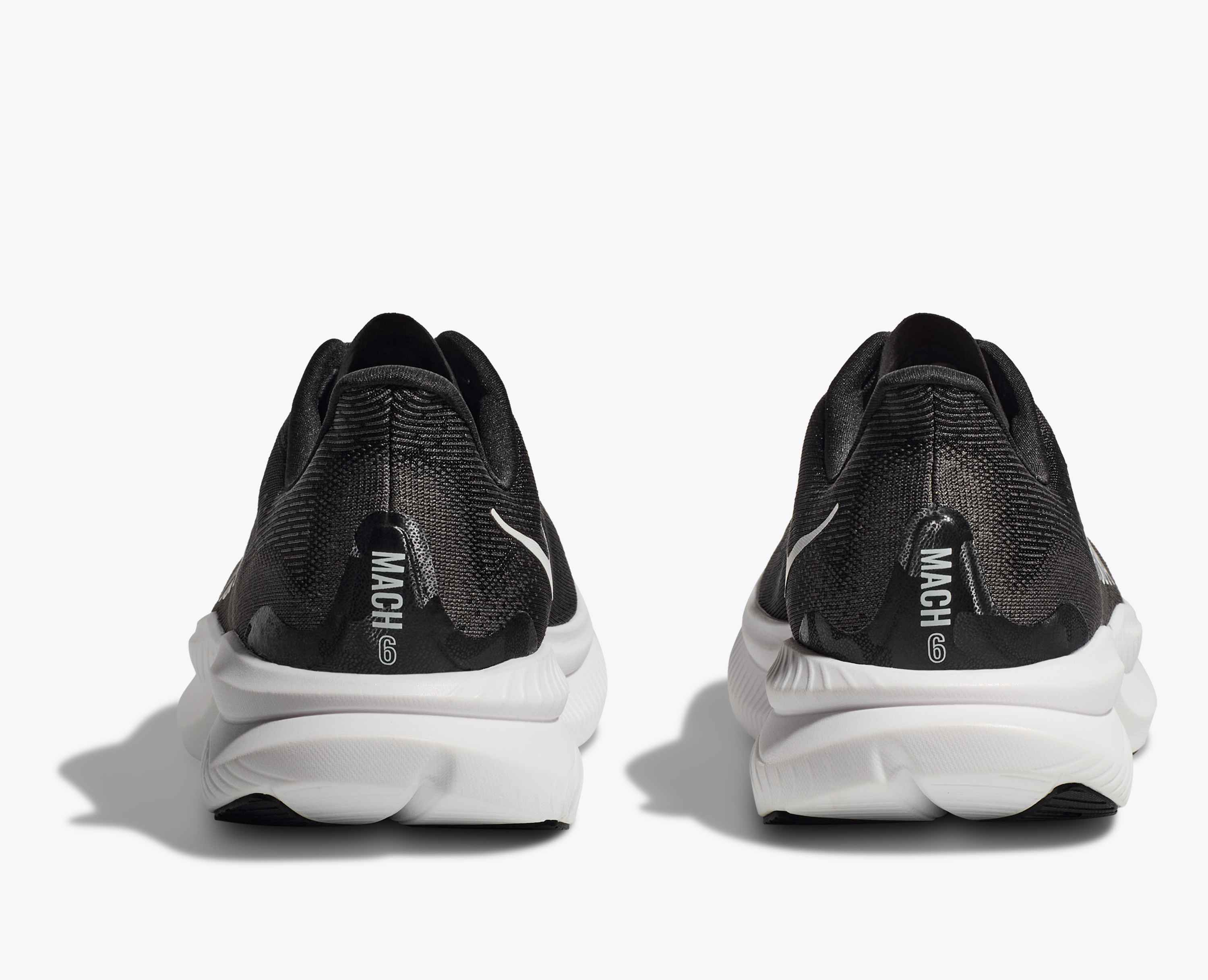 Hoka S Mach 6 Black White