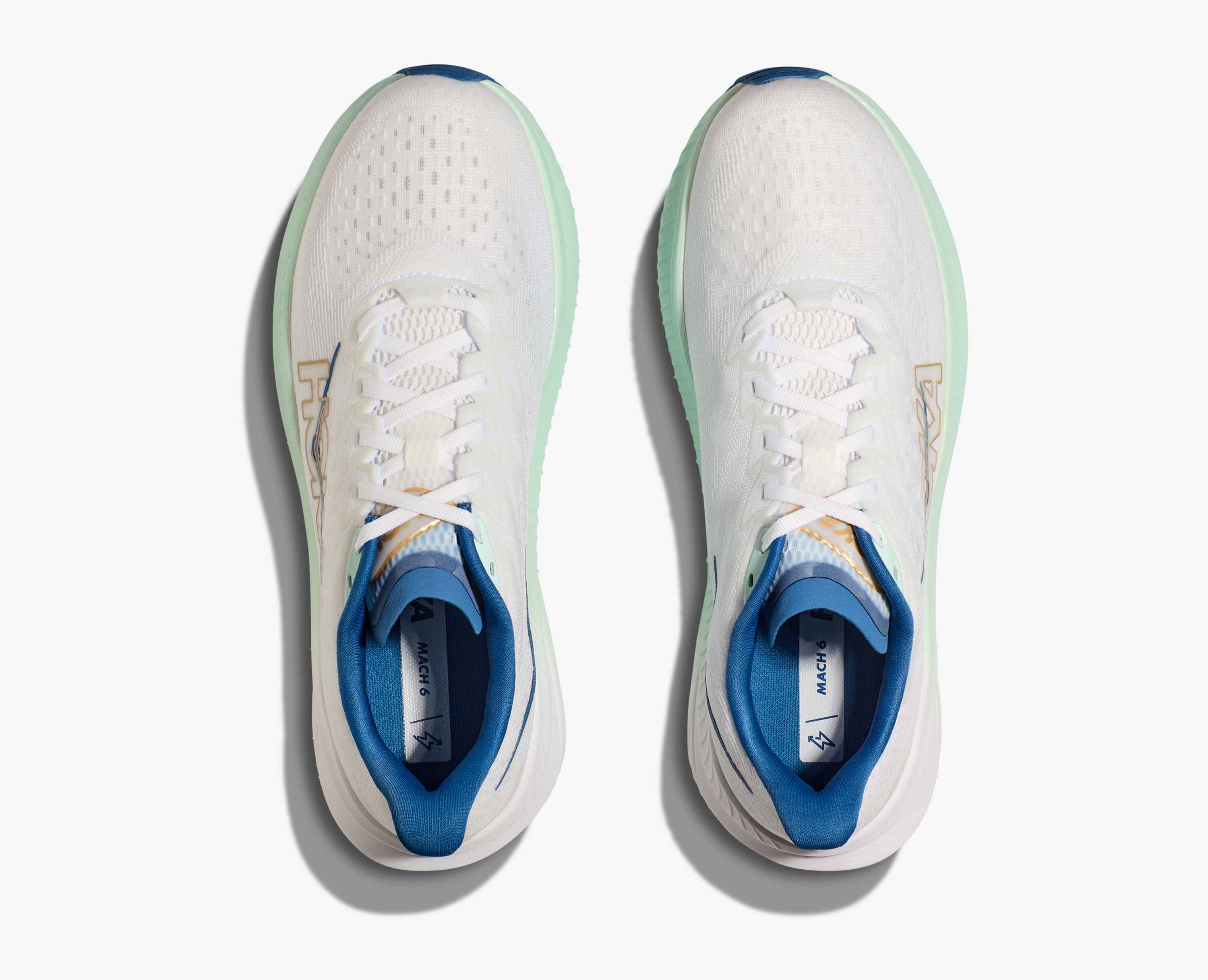 Hoka S Mach 6 Frost Gold