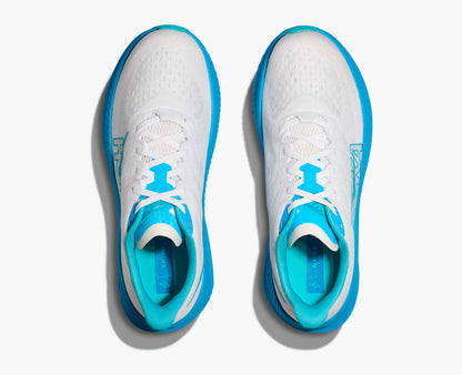 Hoka S Mach 6 White Skyward Blue