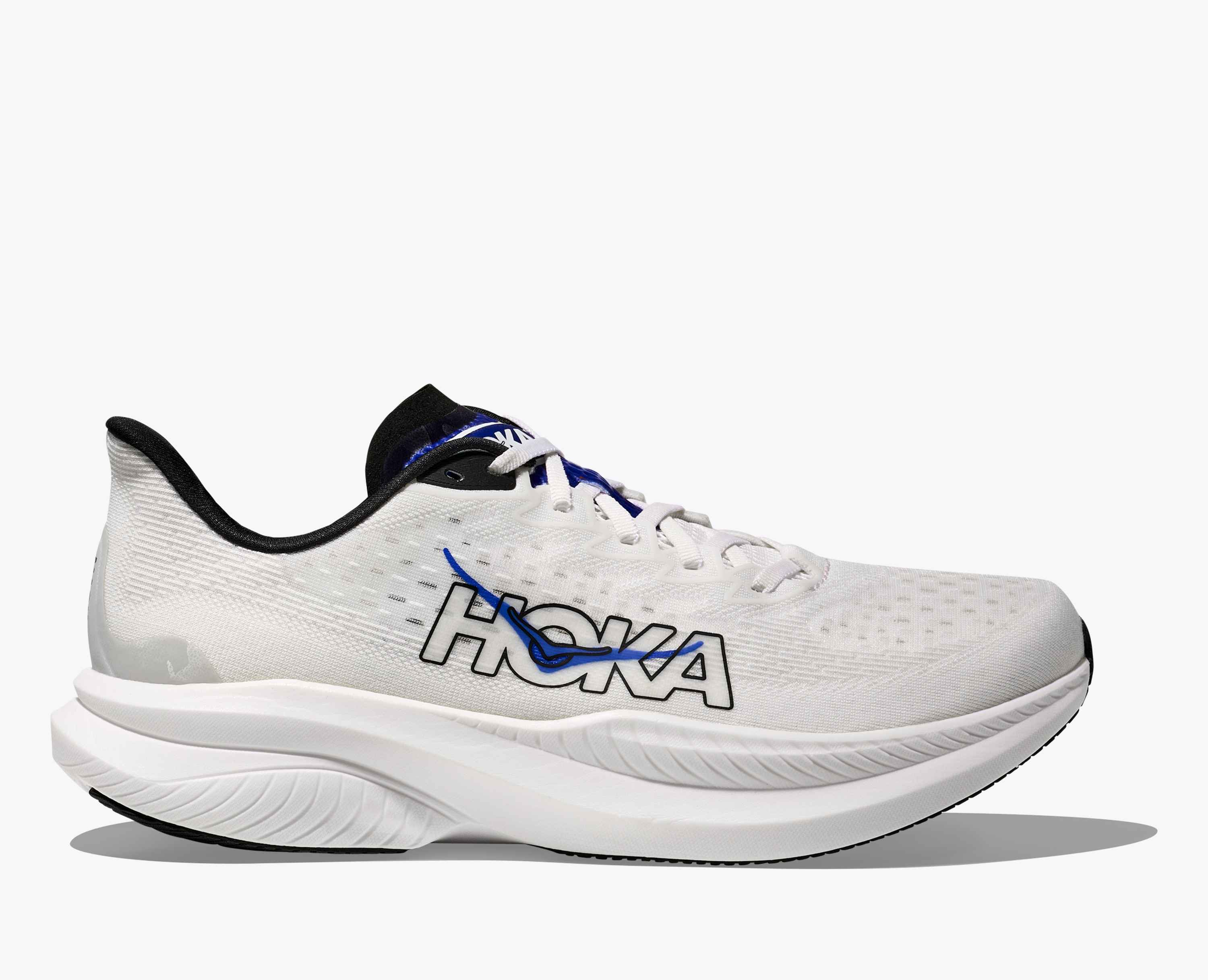 Hoka S Mach 6 White Ultramarine