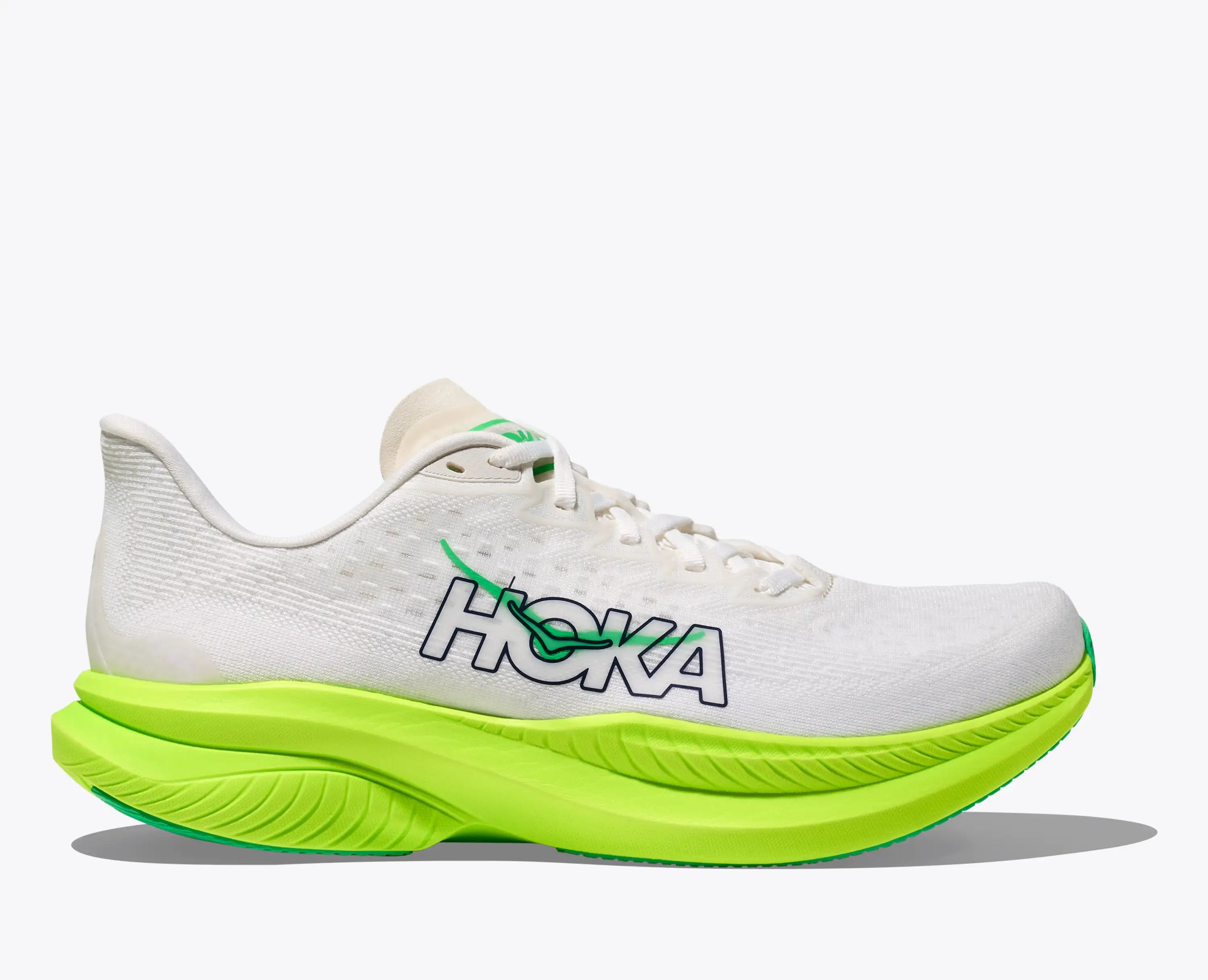Hoka 'S Mach 6 White Neon Lime ()