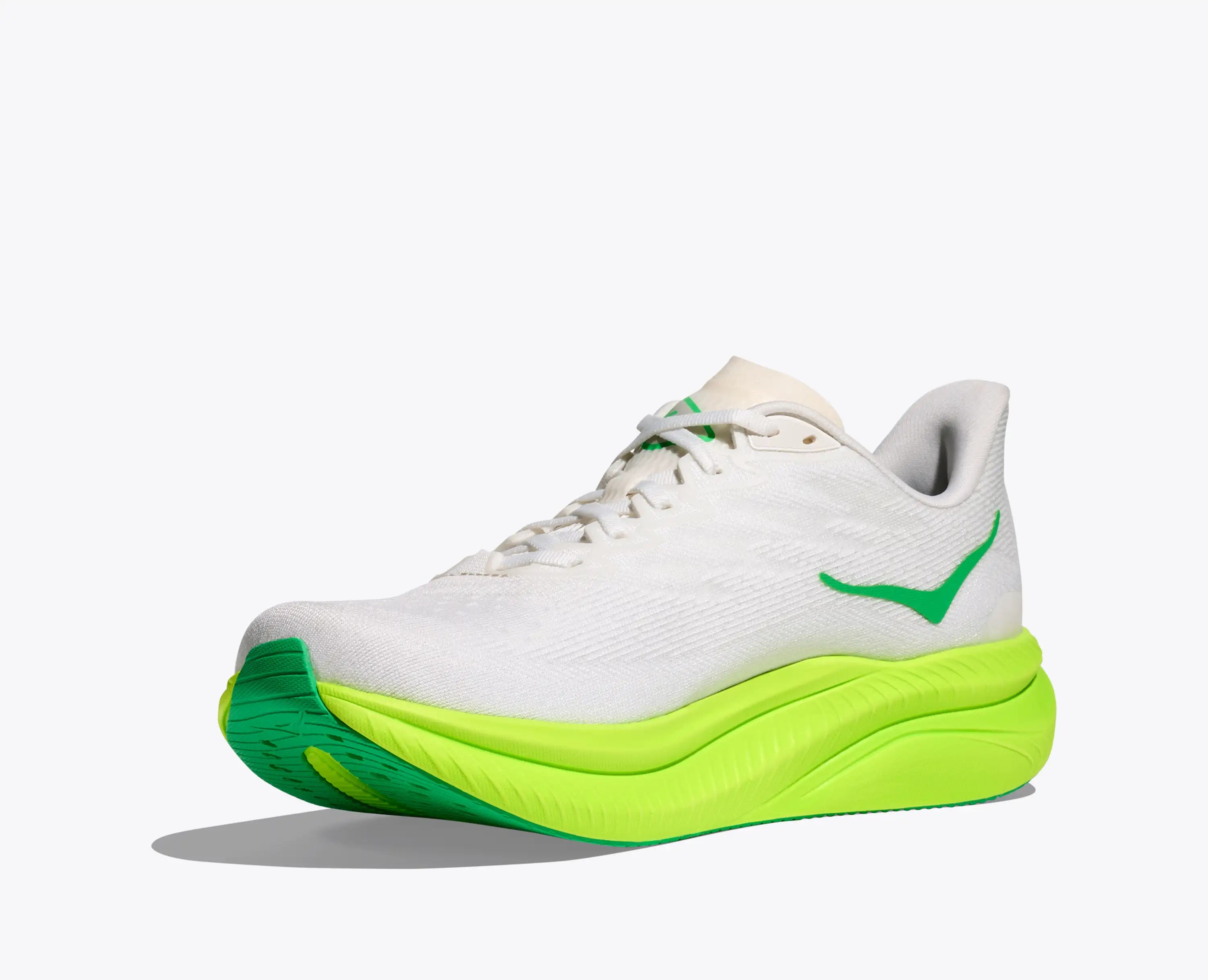 Hoka 'S Mach 6 White Neon Lime ()
