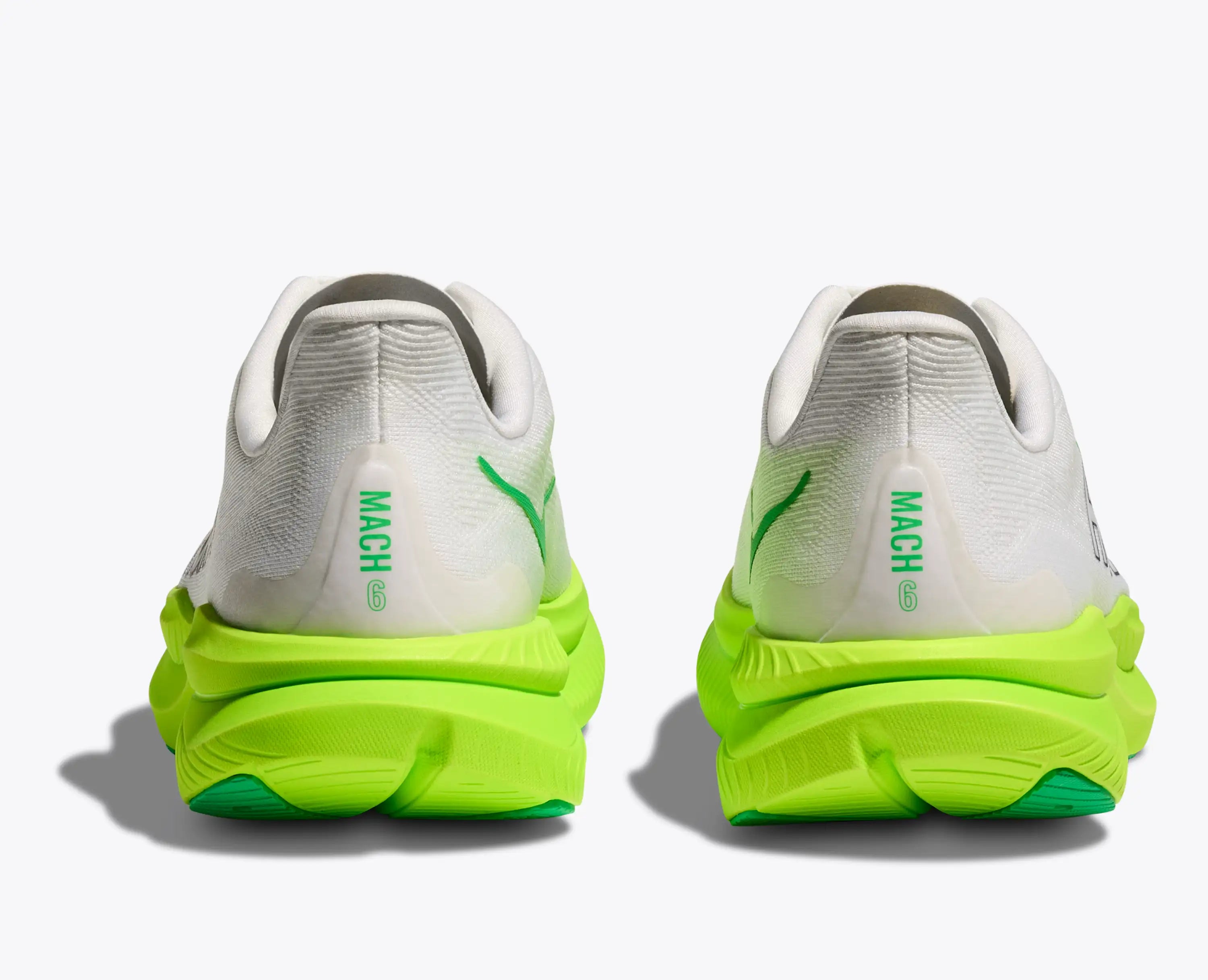 Hoka 'S Mach 6 White Neon Lime ()