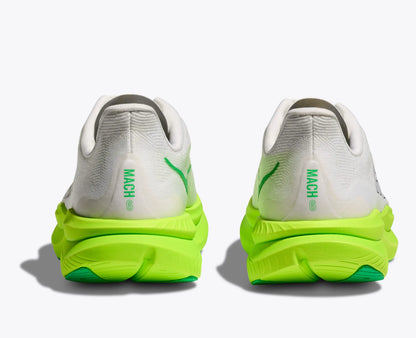 Hoka 'S Mach 6 White Neon Lime ()