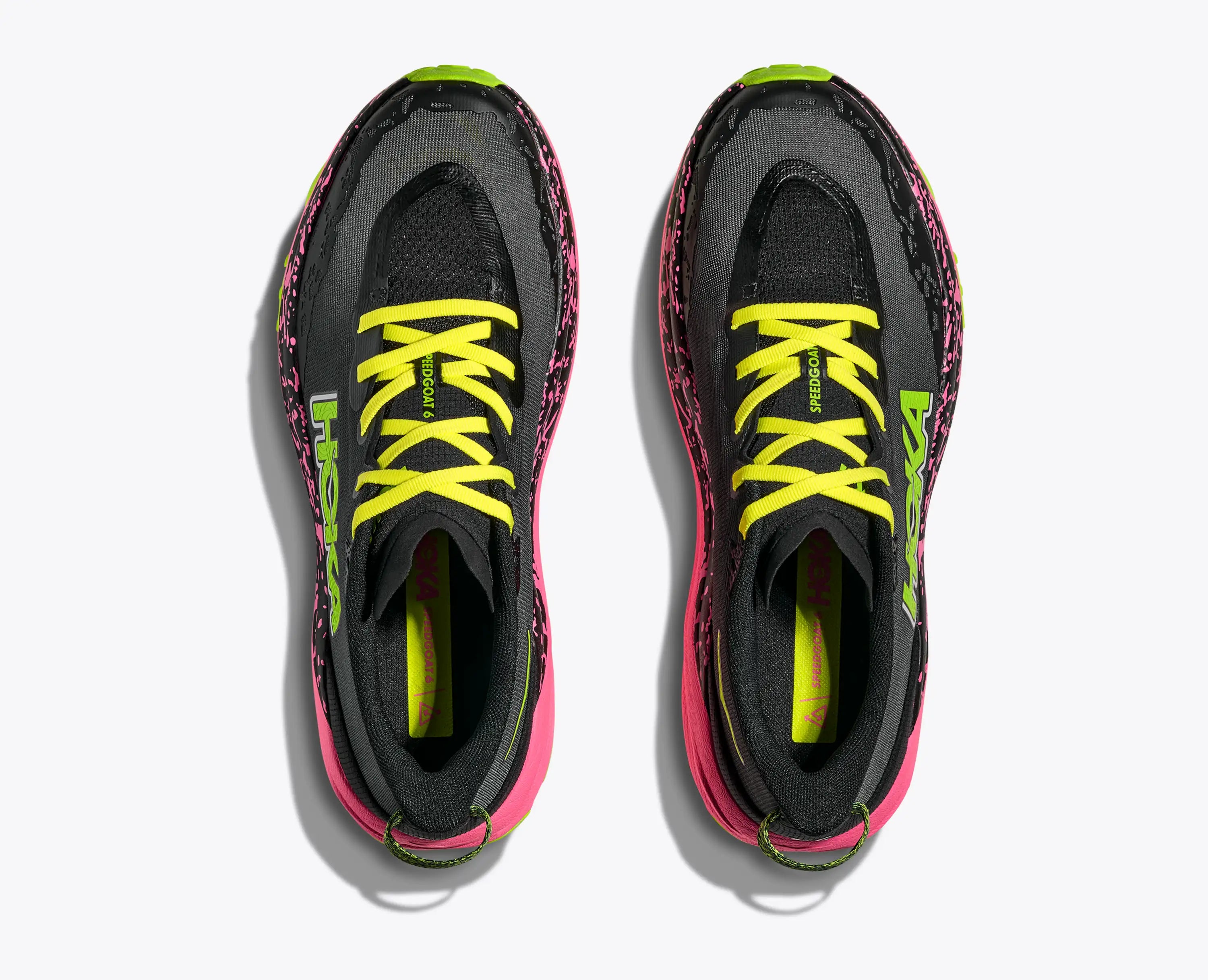 Hoka 'S Speedgoat 6 Black Neon Rose