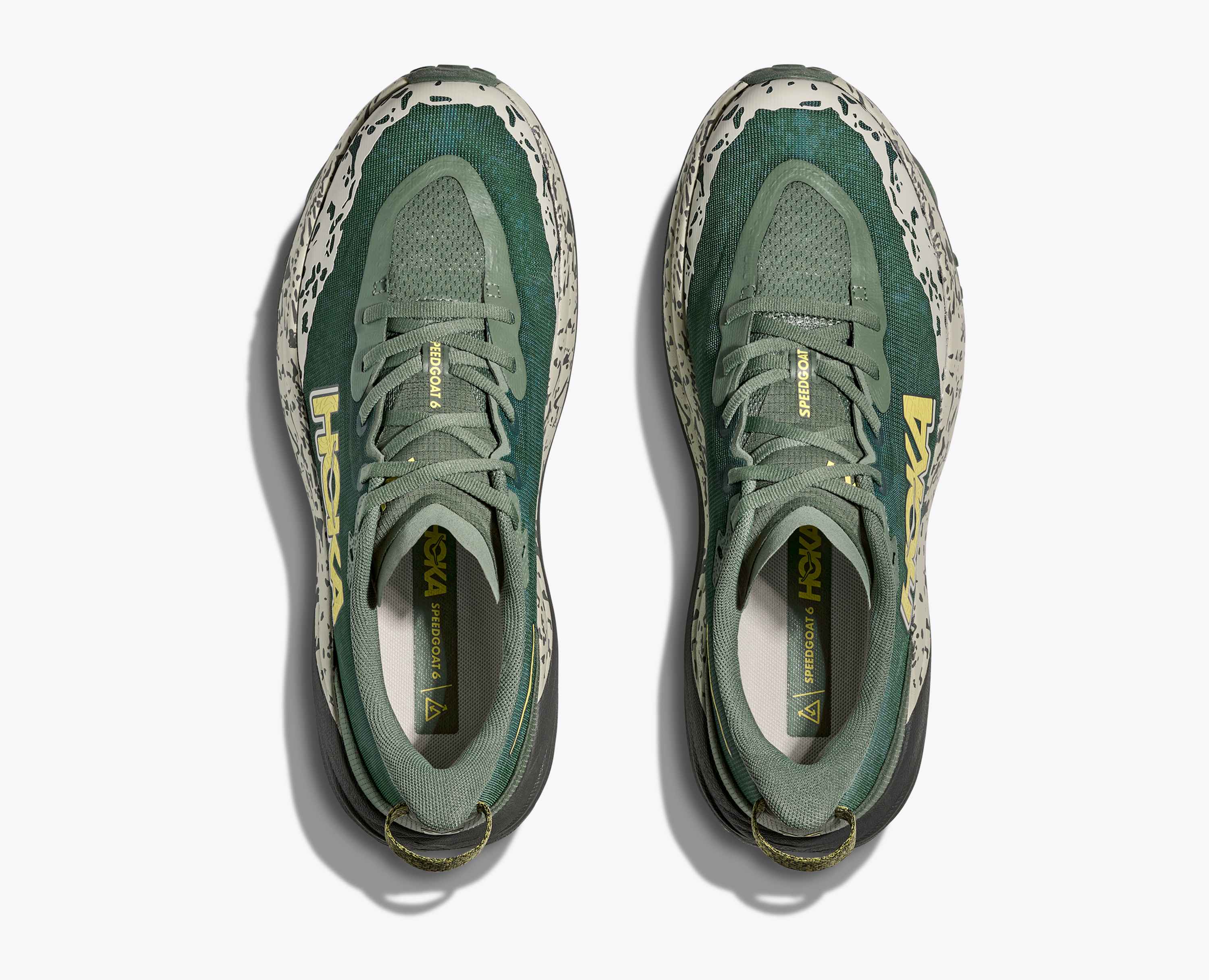 Hoka S Speedgoat 6 Fern Asphalt Grey