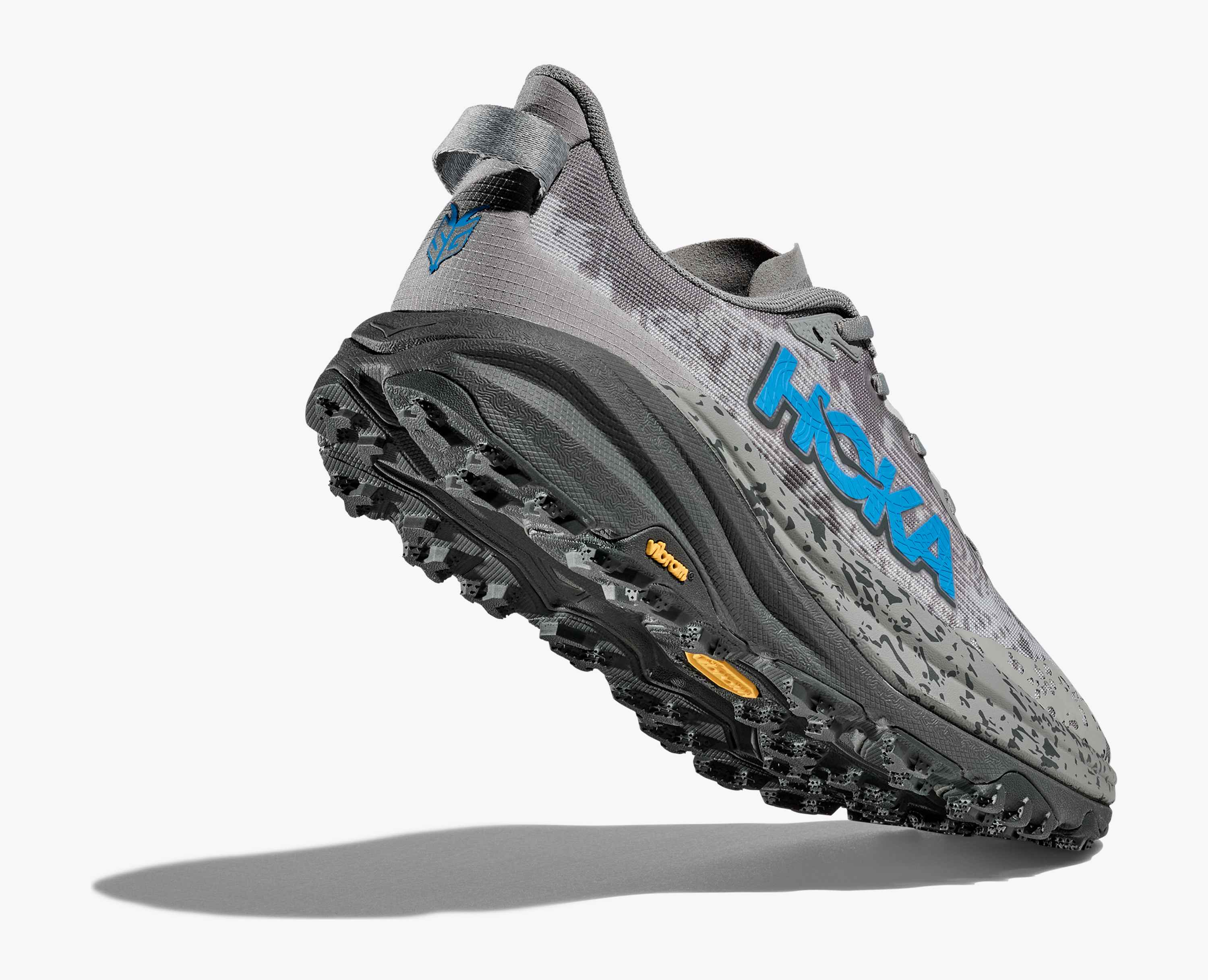 Hoka S Speedgoat 6 Galactic Grey Hoka Blue