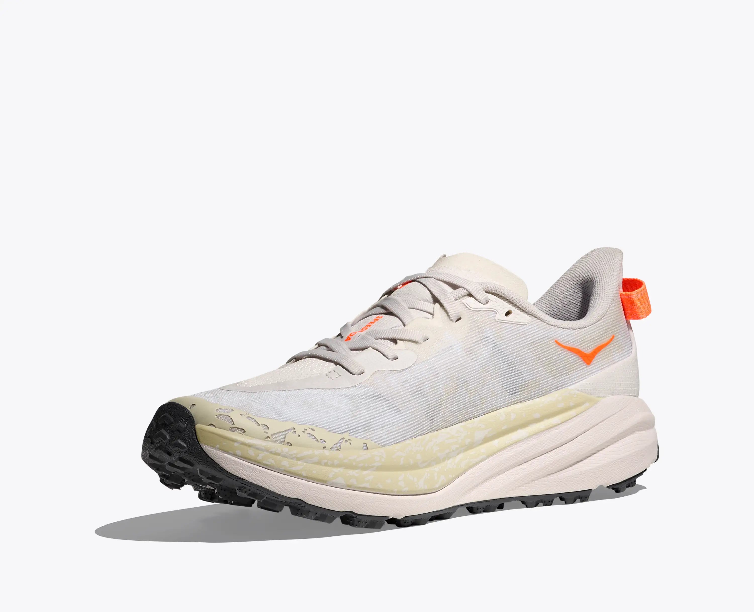 Hoka 'S Speedgoat 6 White Neon Tangerine