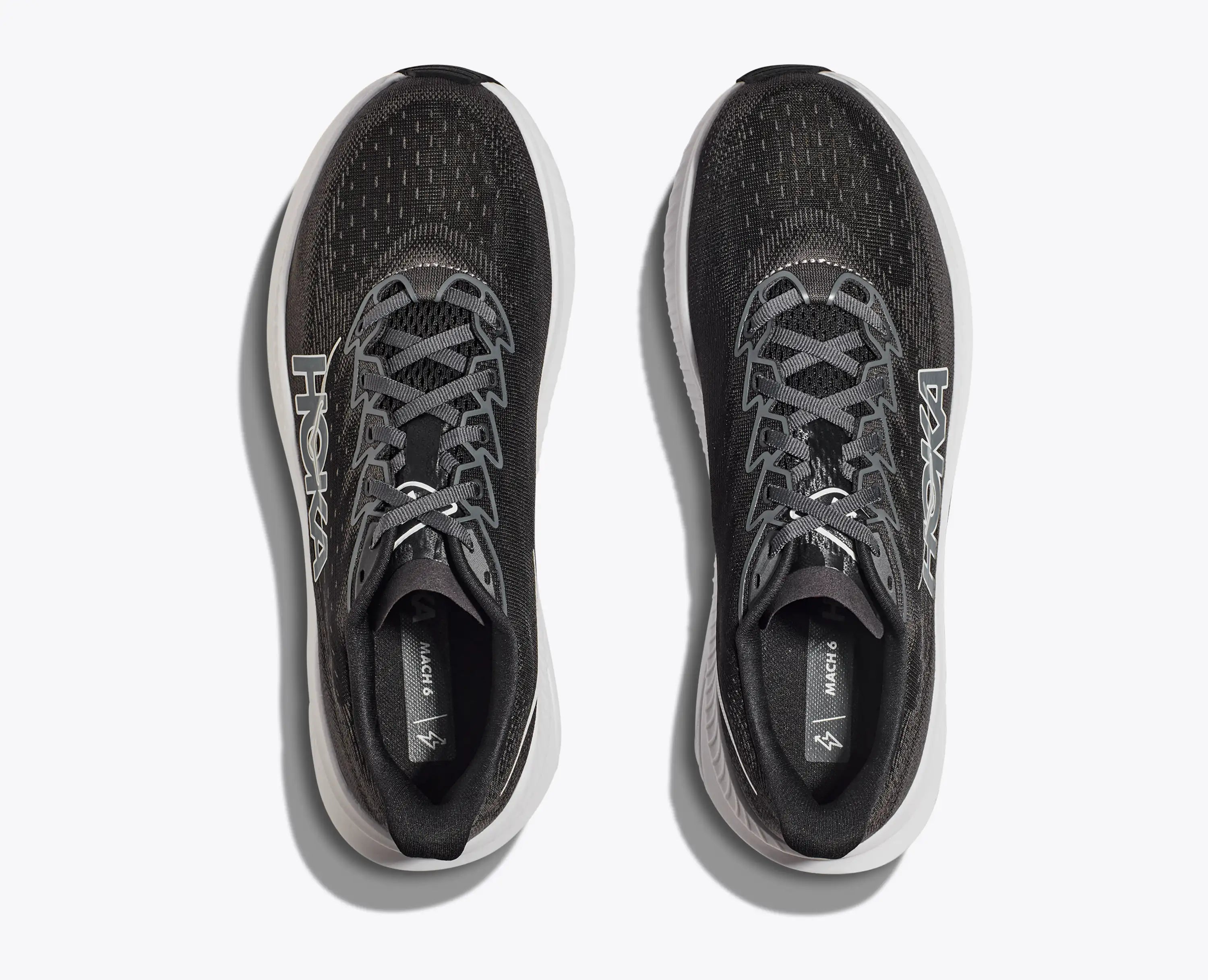 Hoka Women'S Mach 6 Black White