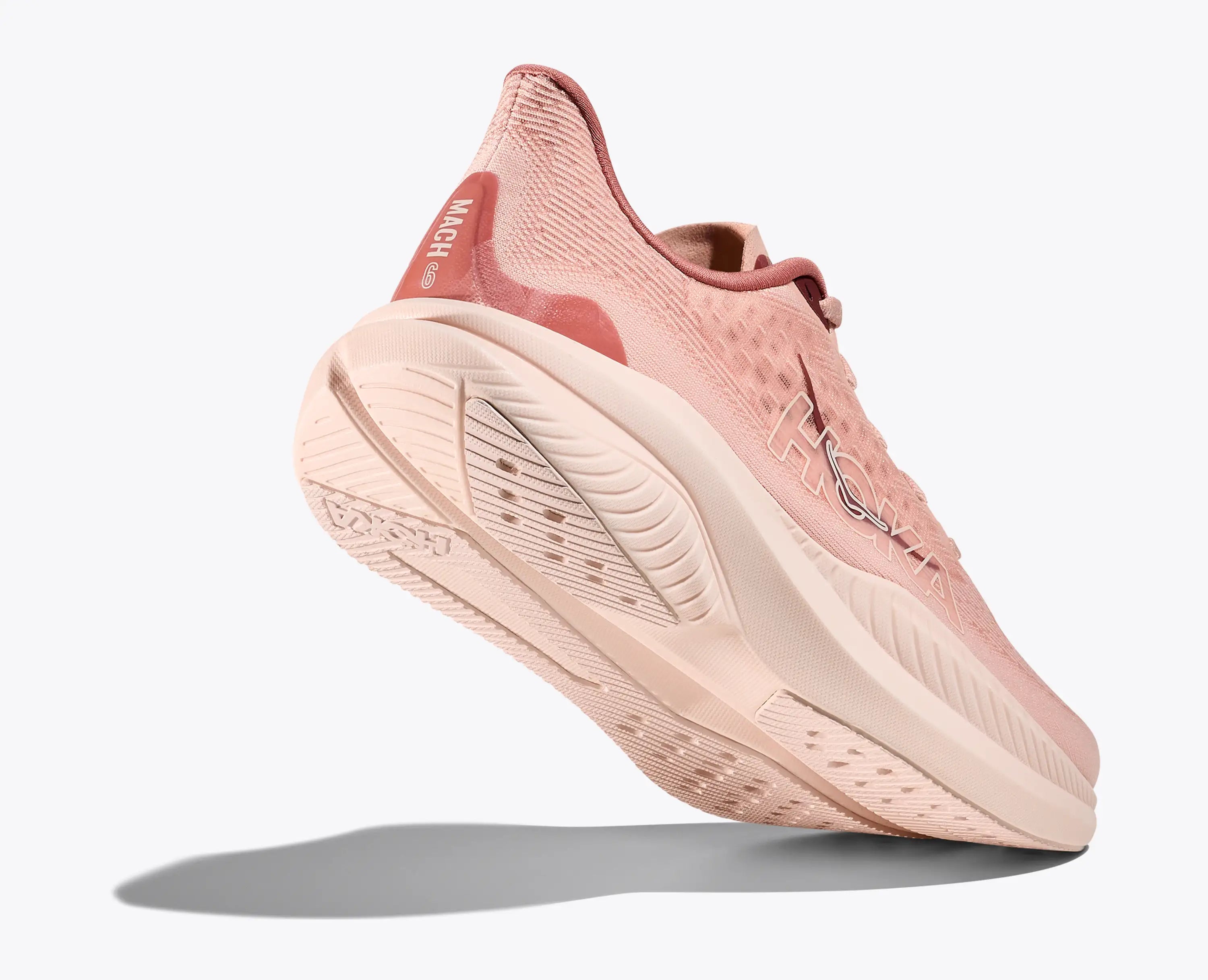 Hoka Women'S Mach 6 Rose Latte Blush