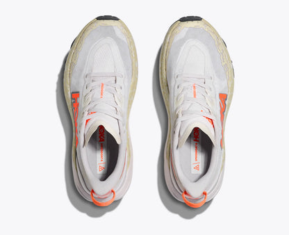 Hoka Women'S Speedgoat 6 White Neon Tangerine