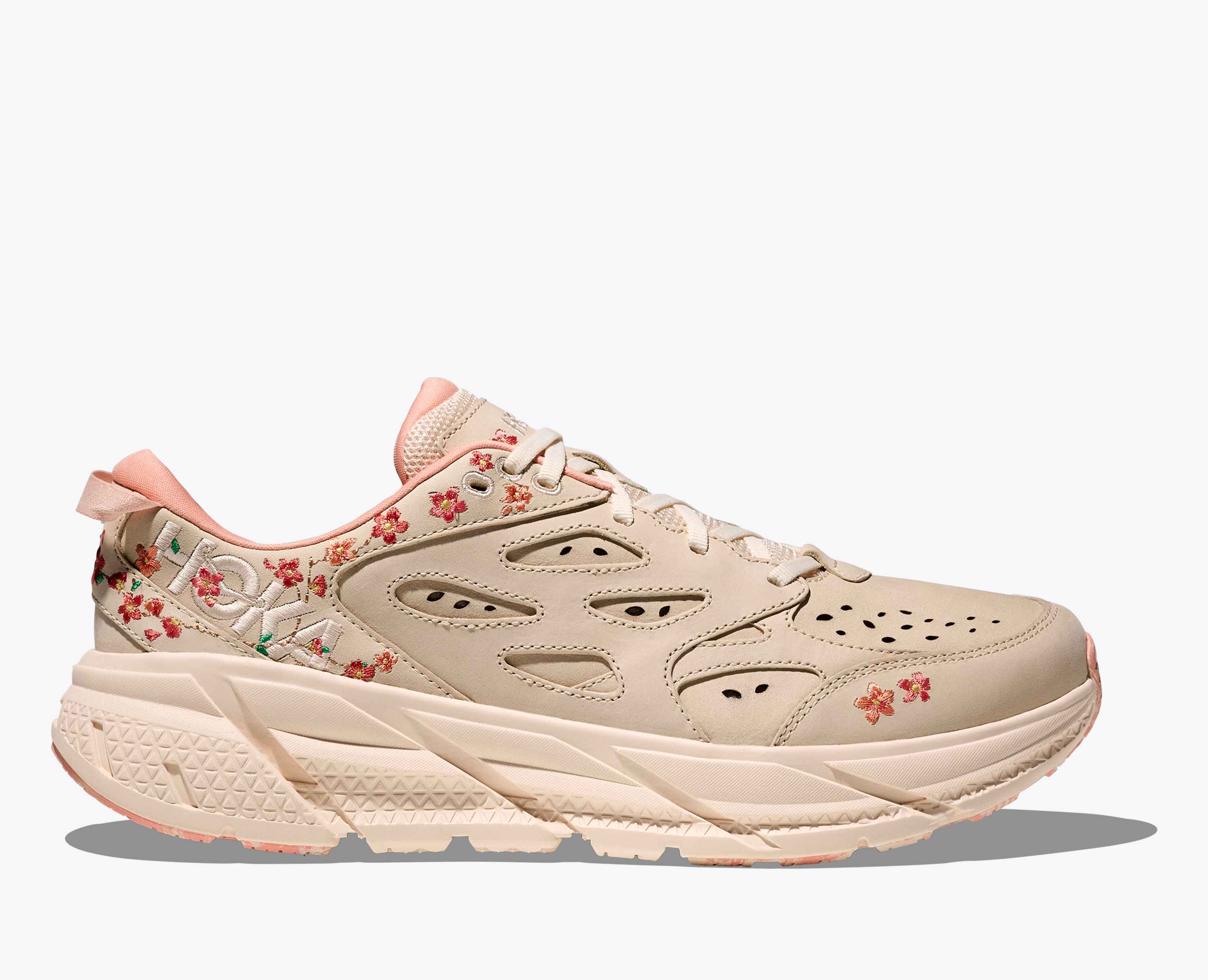 Hoka Vibrant Bloom Clifton L Vanilla Dry Clay