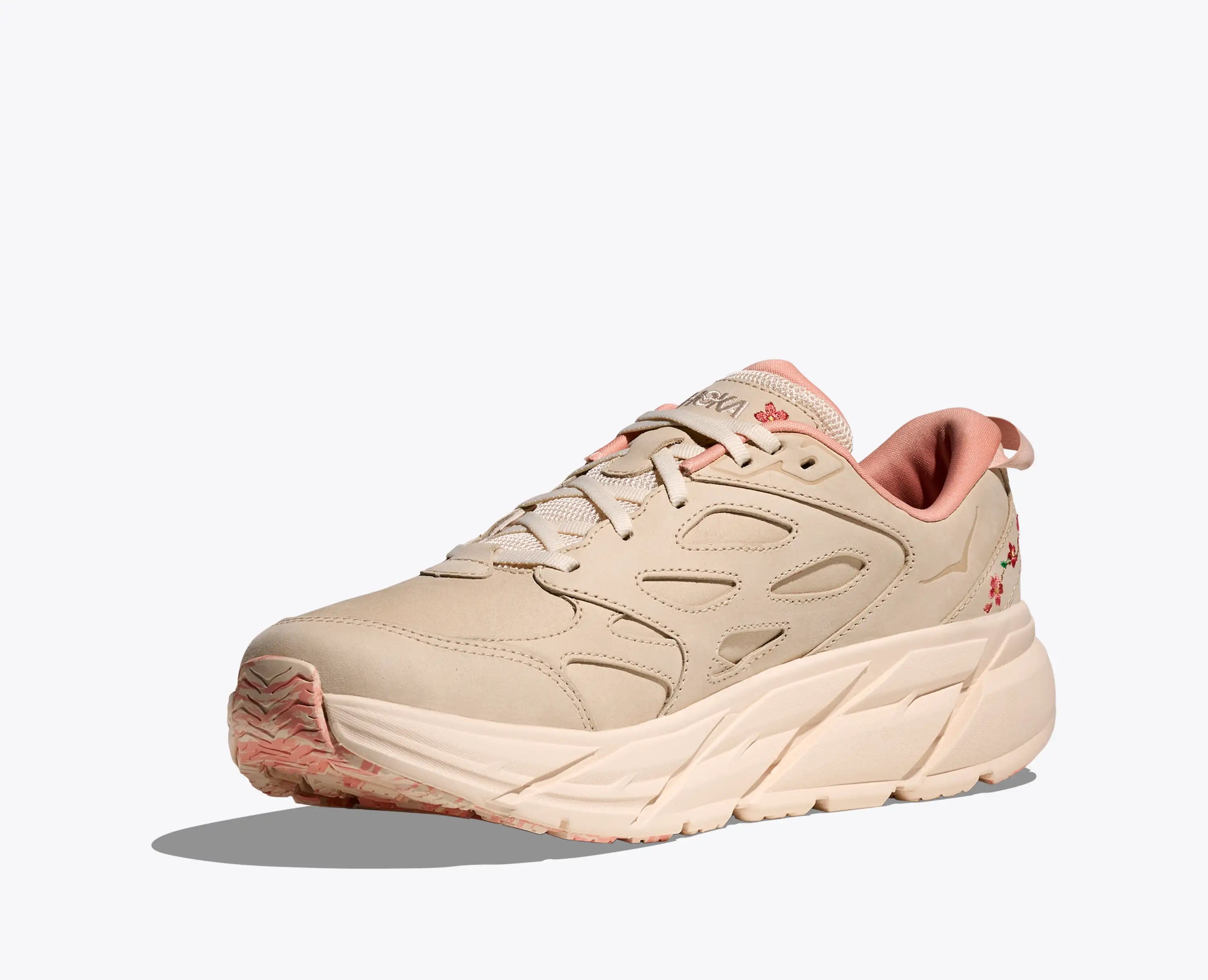 Hoka Vibrant Bloom Clifton L Vanilla Dry Clay