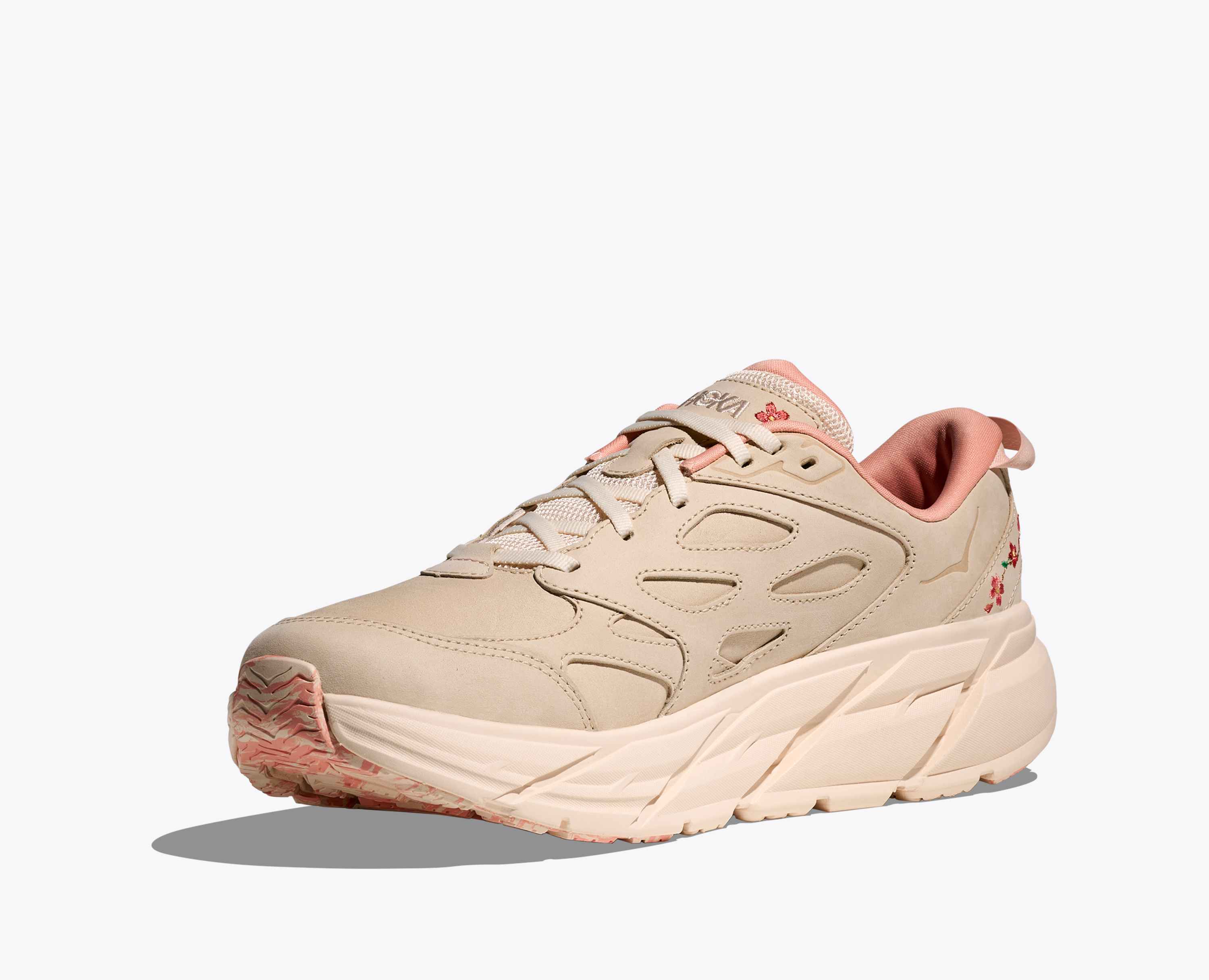 Hoka Vibrant Bloom Clifton L Vanilla Dry Clay
