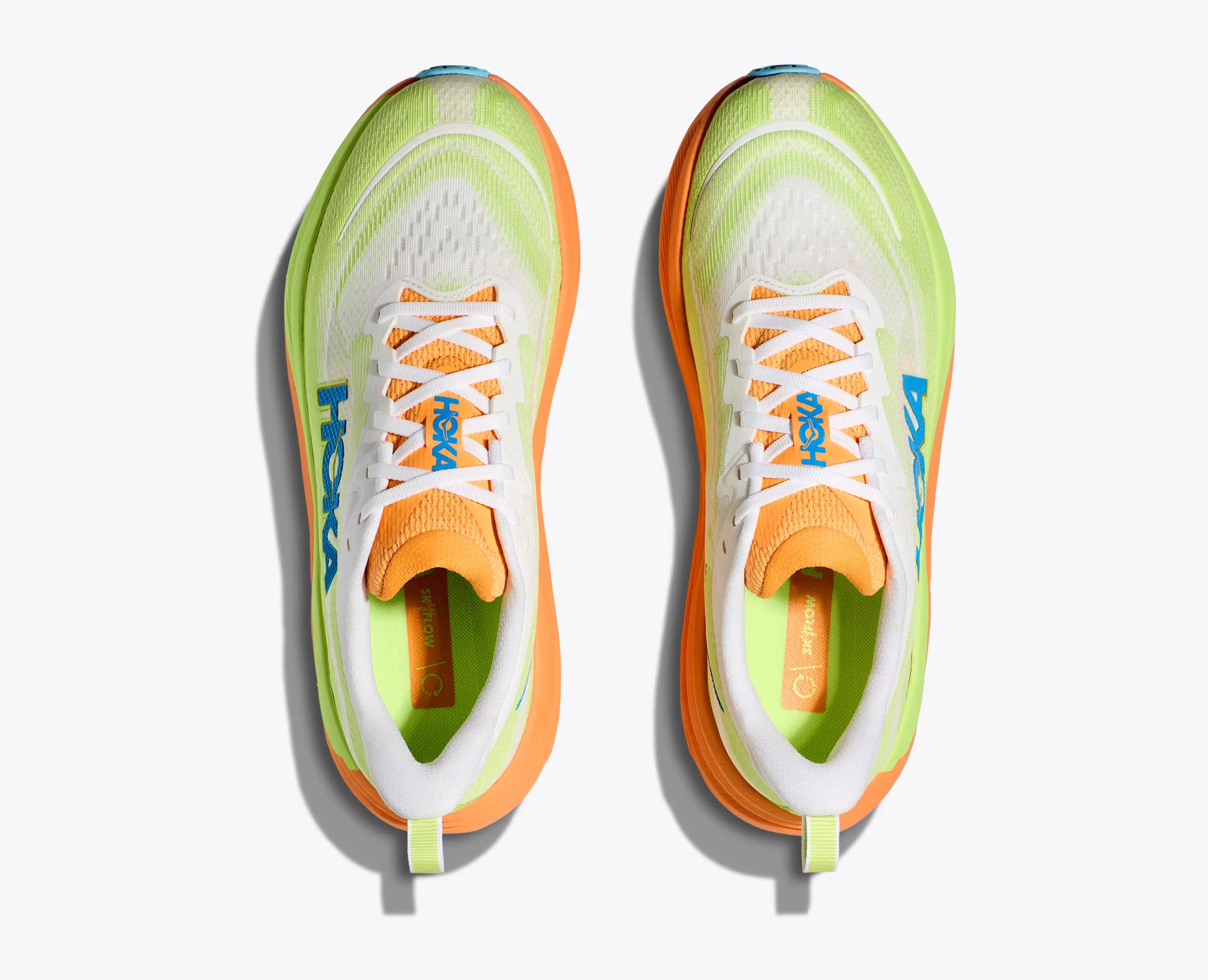 Hoka 'S Skyflow Frost Solar Flare
