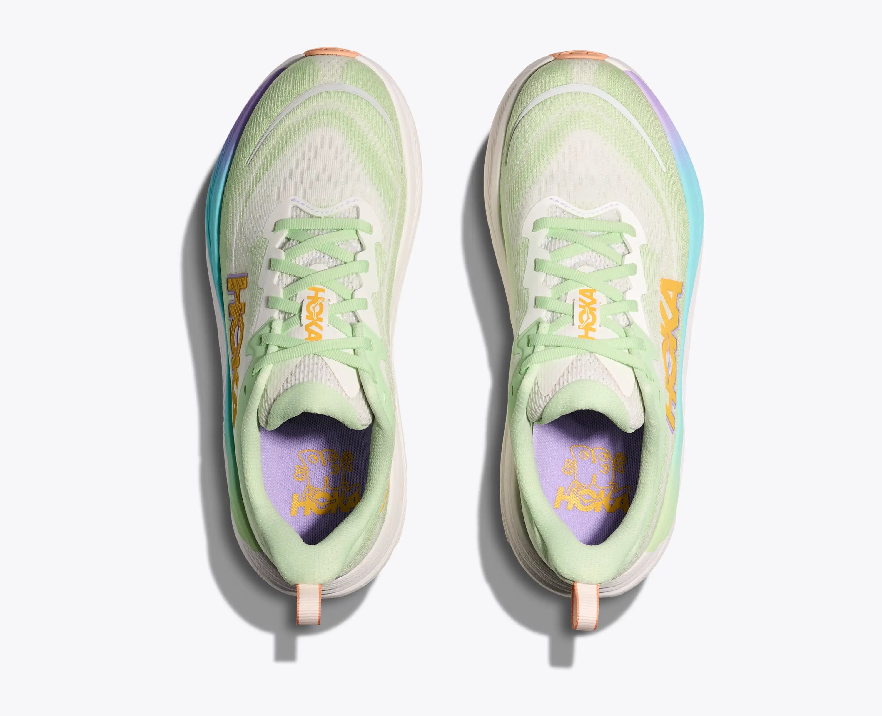Hoka 'S Skyflow Luna Moth White