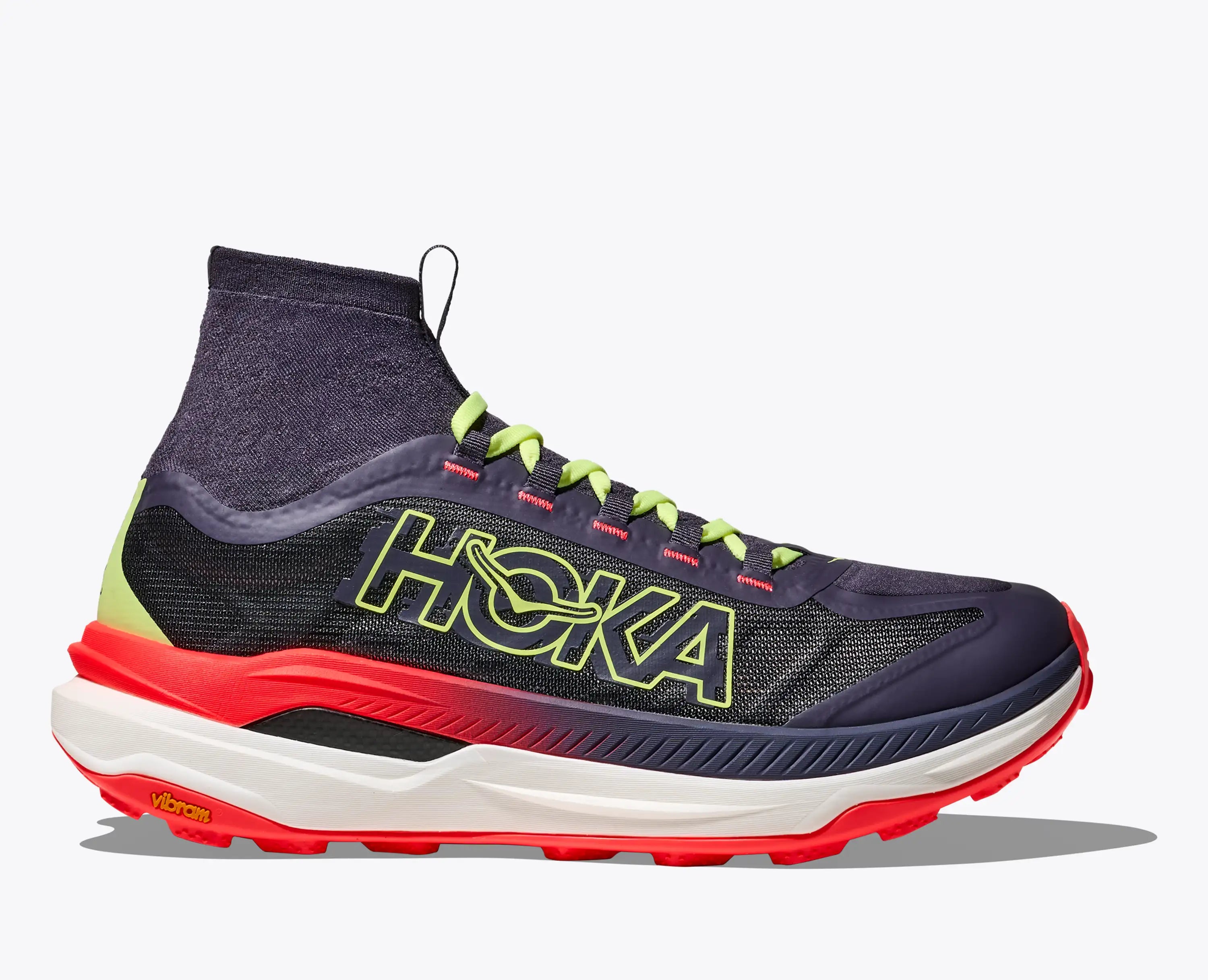 Hoka 'S Tecton X 3 Squid Ink Neon Flame