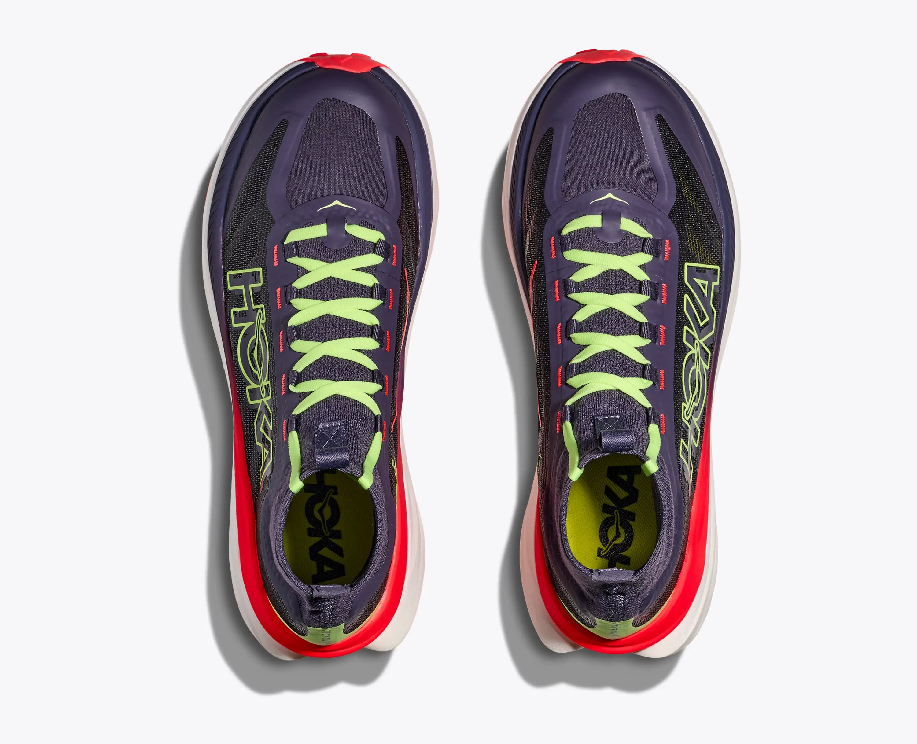 Hoka 'S Tecton X 3 Squid Ink Neon Flame
