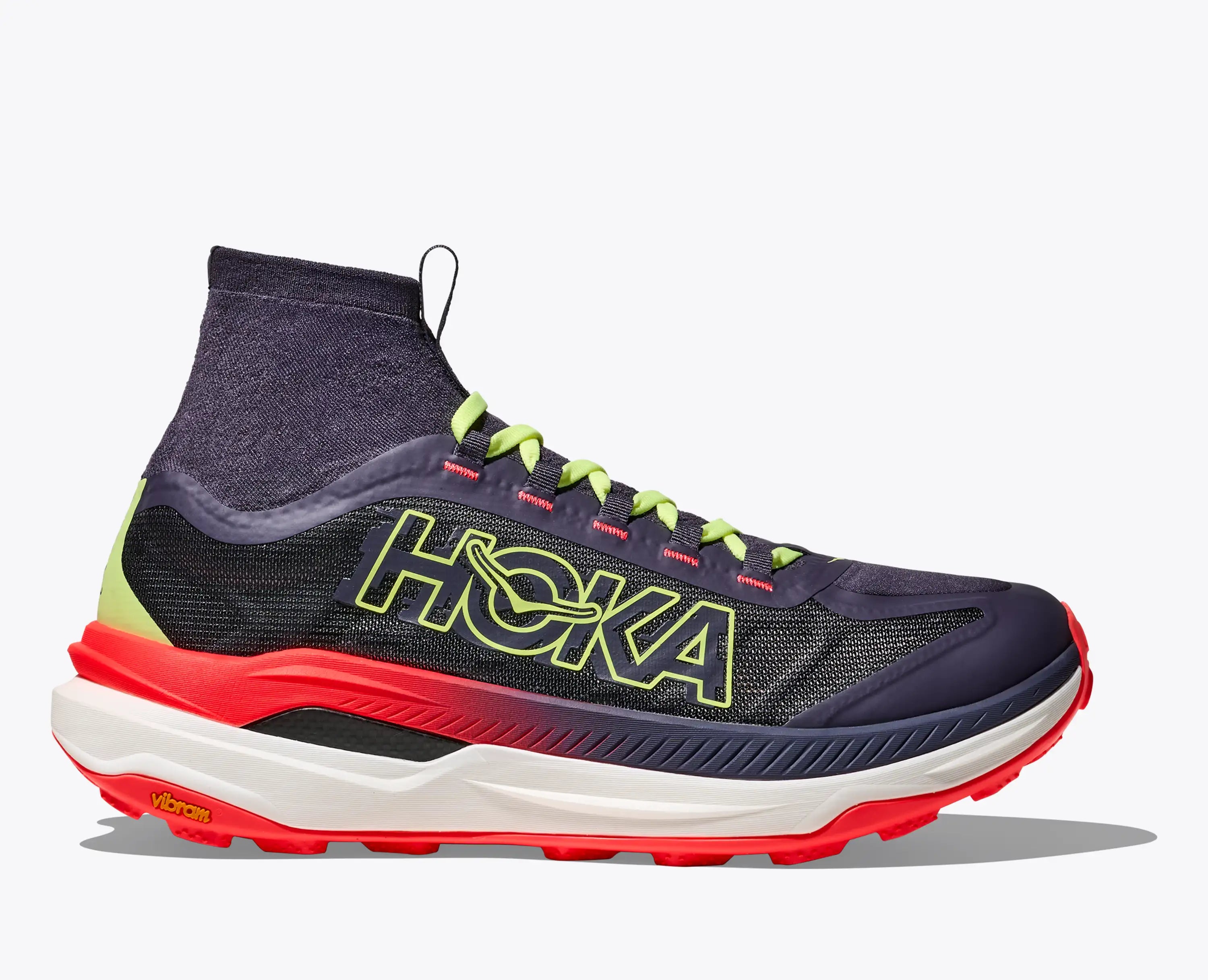 Hoka Women'S Tecton X 3 Squid Ink Neon Flame