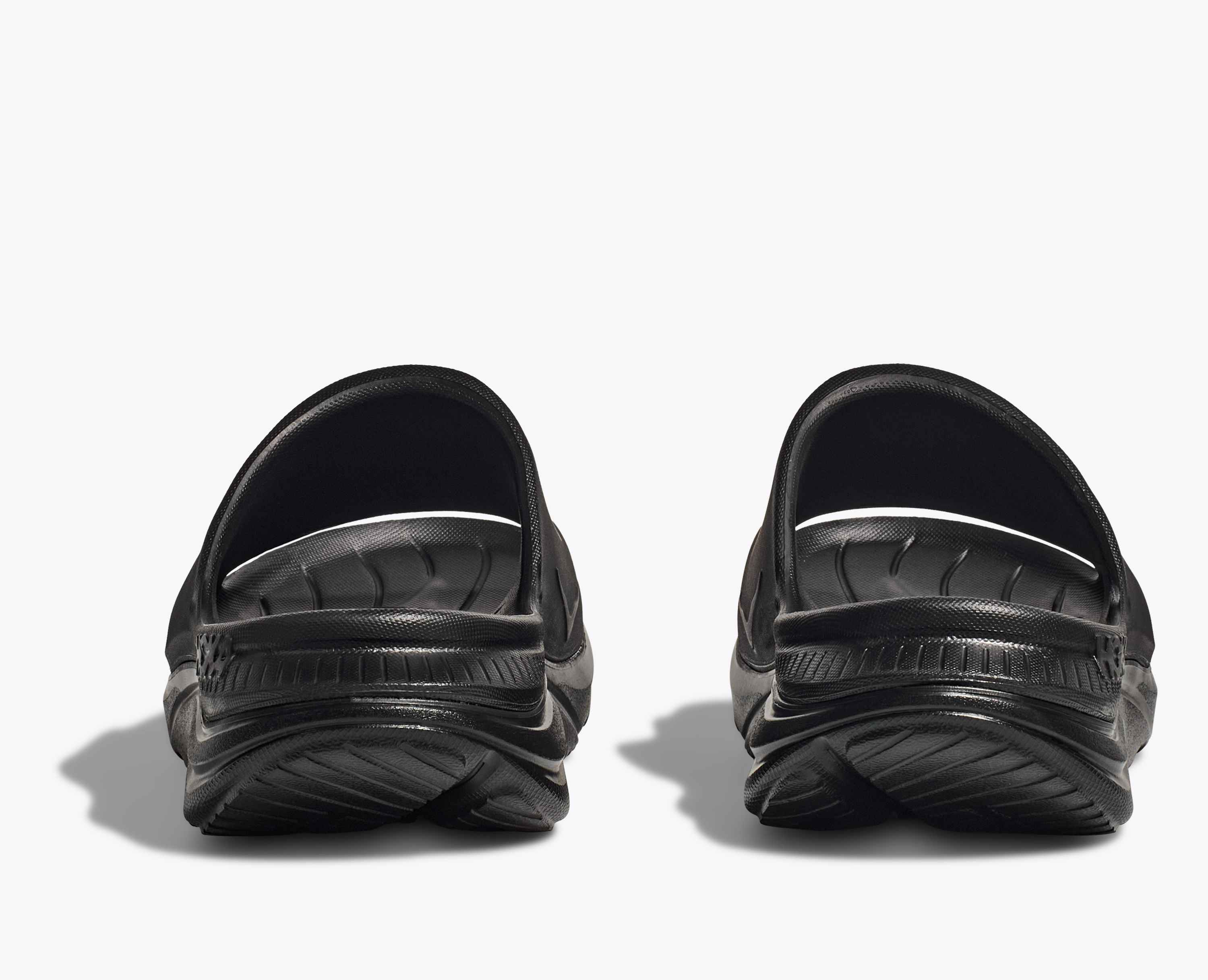 Hoka Ora Athletic Slide Black White