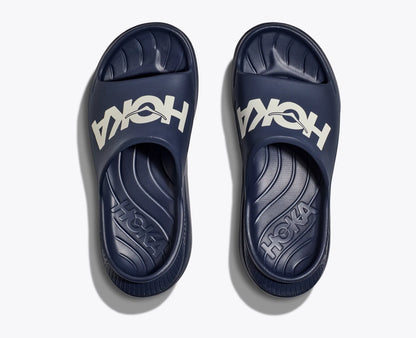 Hoka Ora Athletic Slide Varsity Navy White
