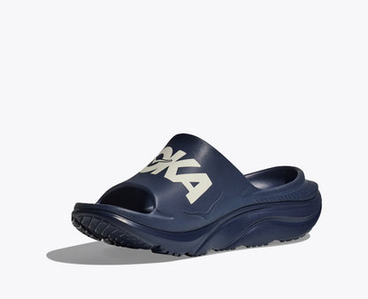 Hoka Ora Athletic Slide Varsity Navy White