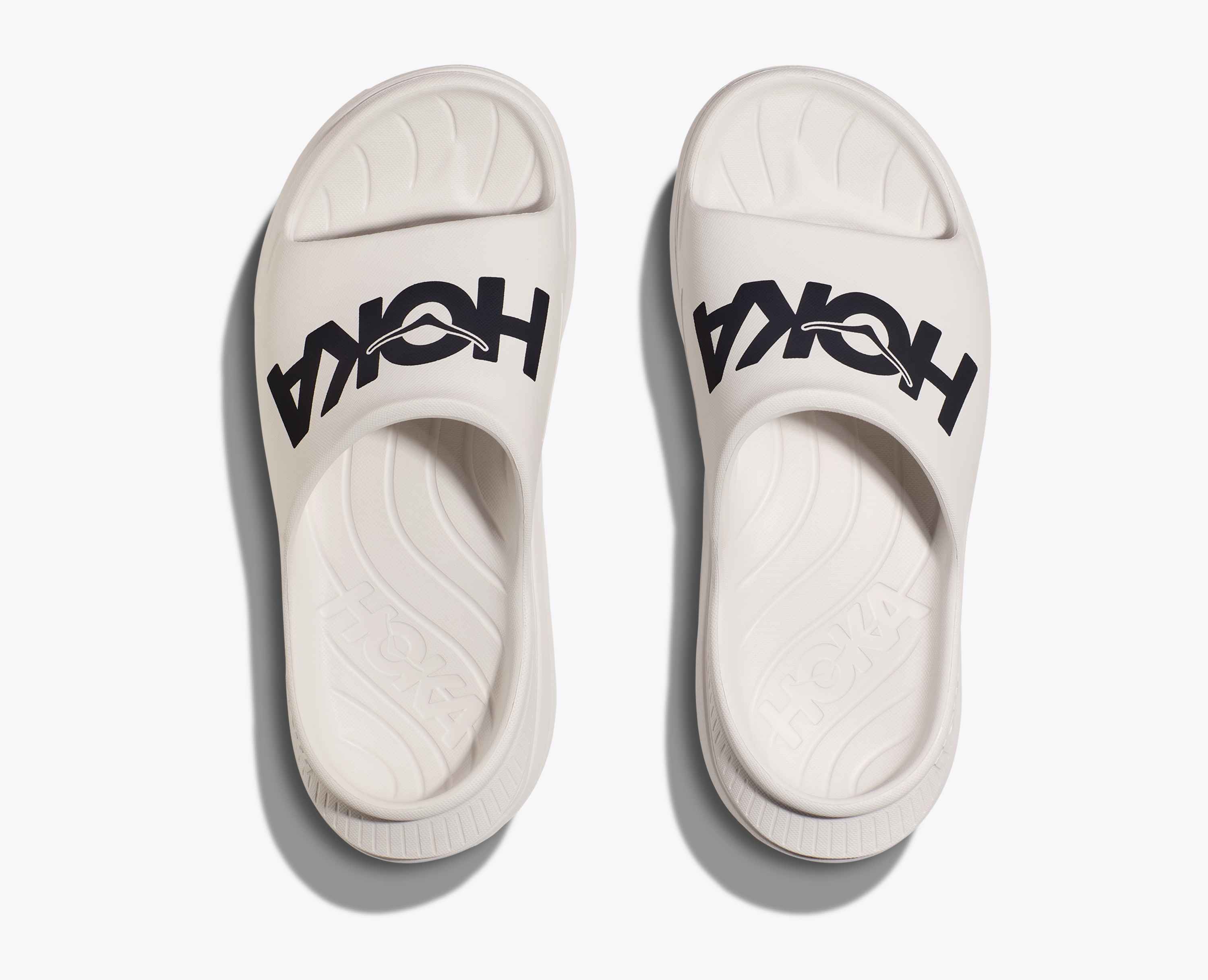 Hoka Ora Athletic Slide White Black