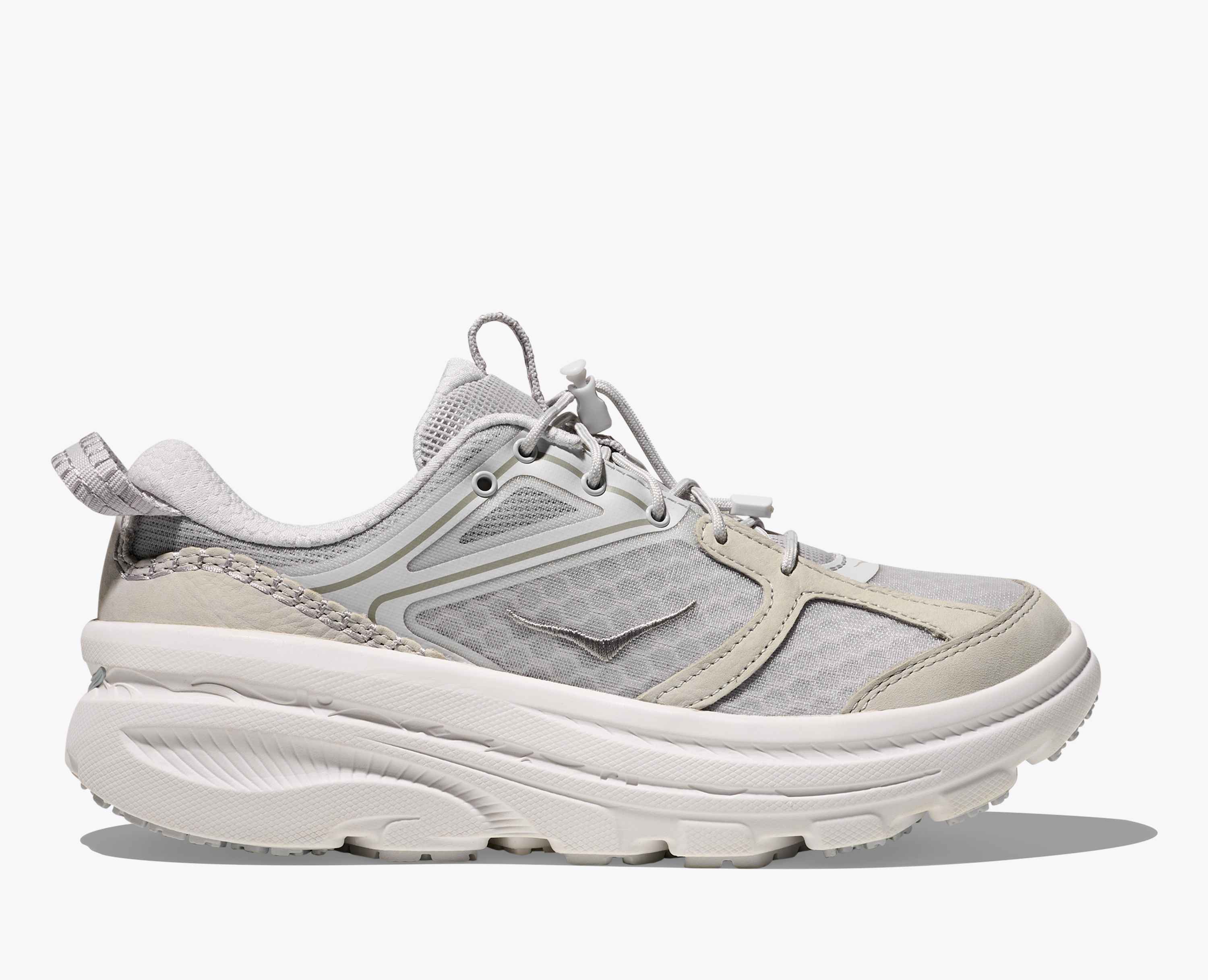 Hoka Bondi B3Ls Cosmic Grey White
