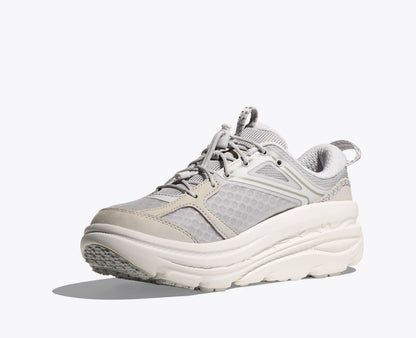 Hoka Bondi B3Ls Cosmic Grey White