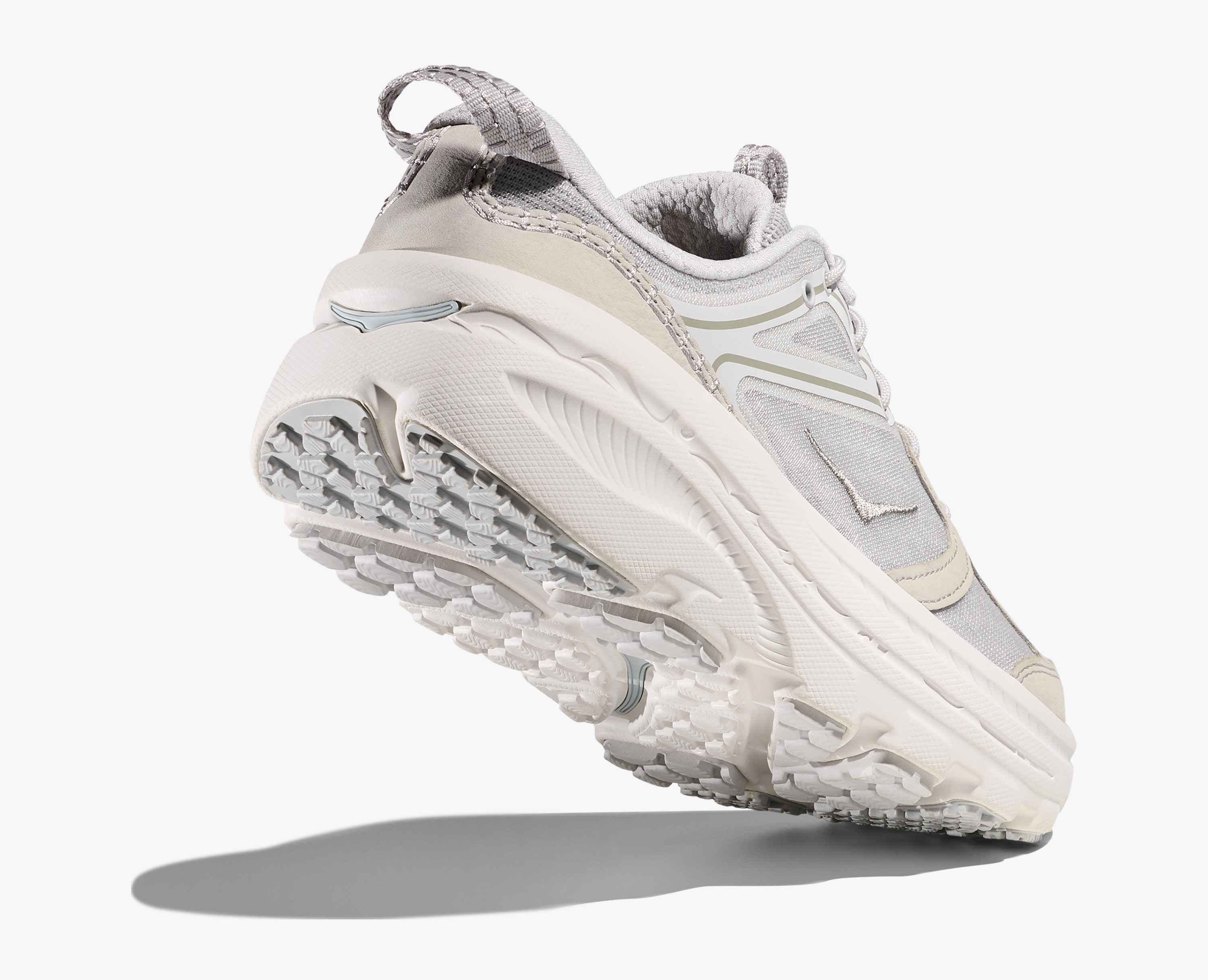 Hoka Bondi B3Ls Cosmic Grey White