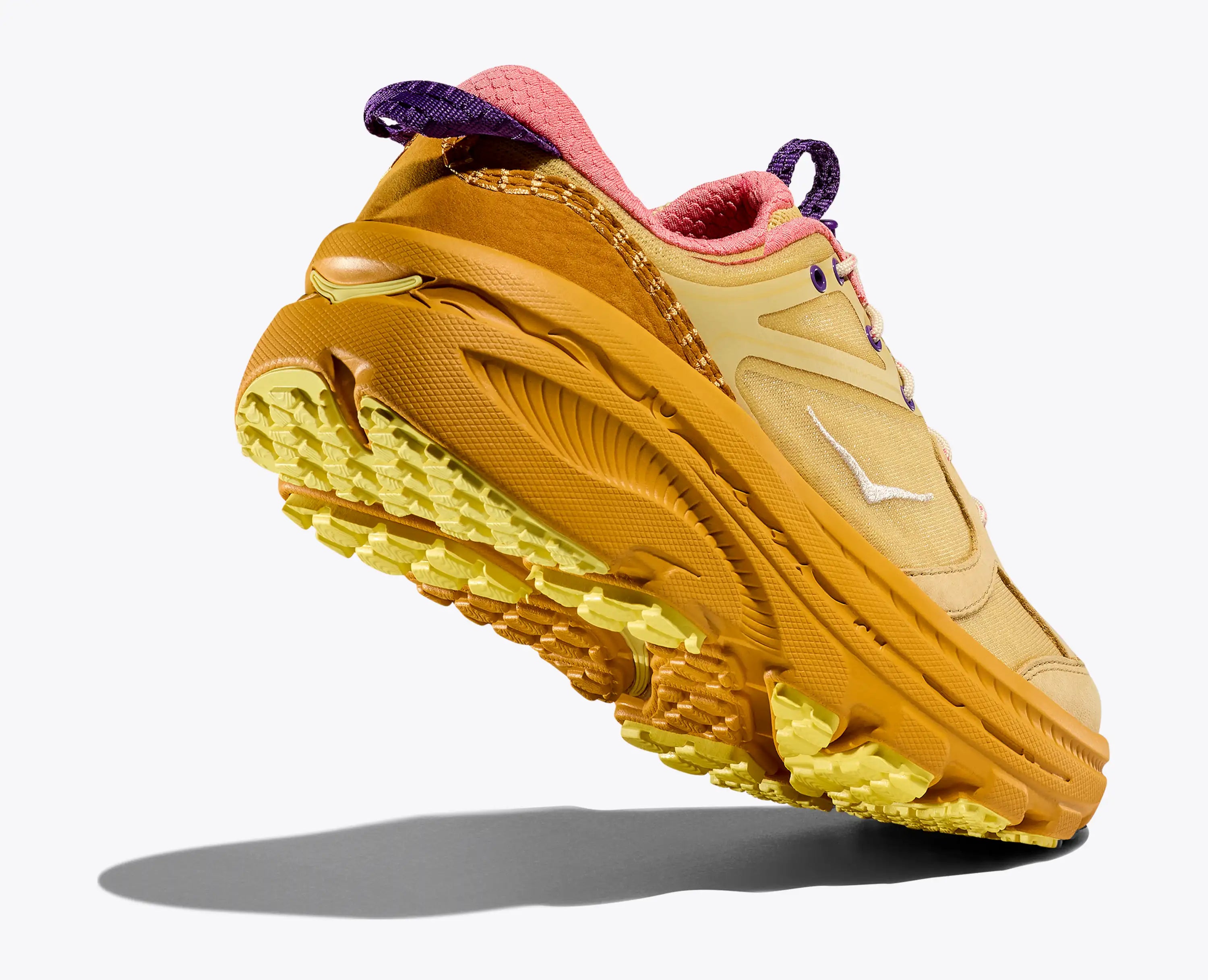 Hoka Bondi B3Ls Flaxseed Varsity Yellow