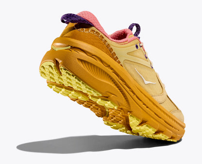 Hoka Bondi B3Ls Flaxseed Varsity Yellow