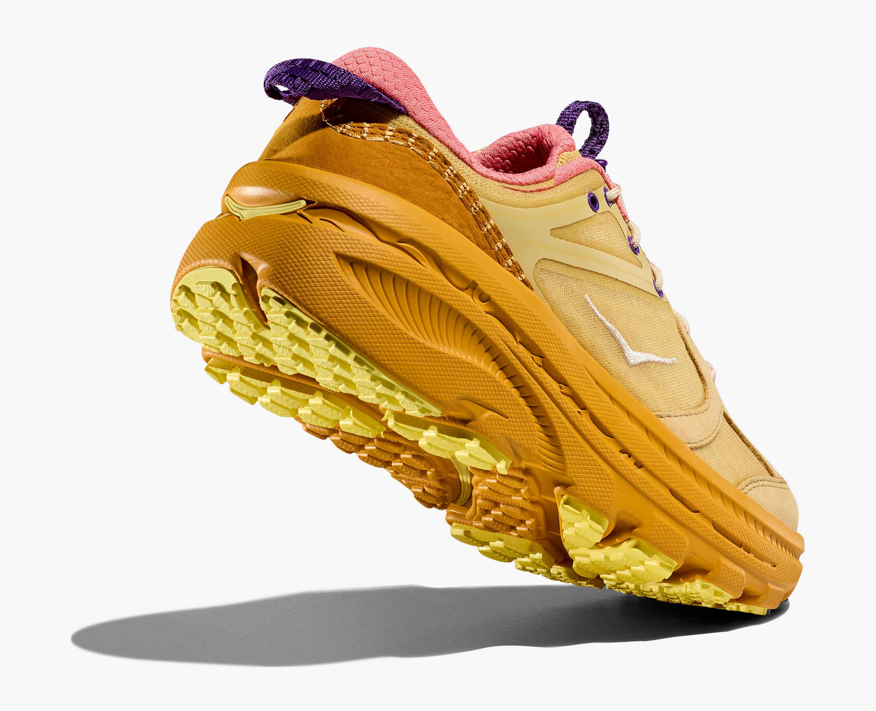 Hoka Bondi B3Ls Flaxseed Varsity Yellow