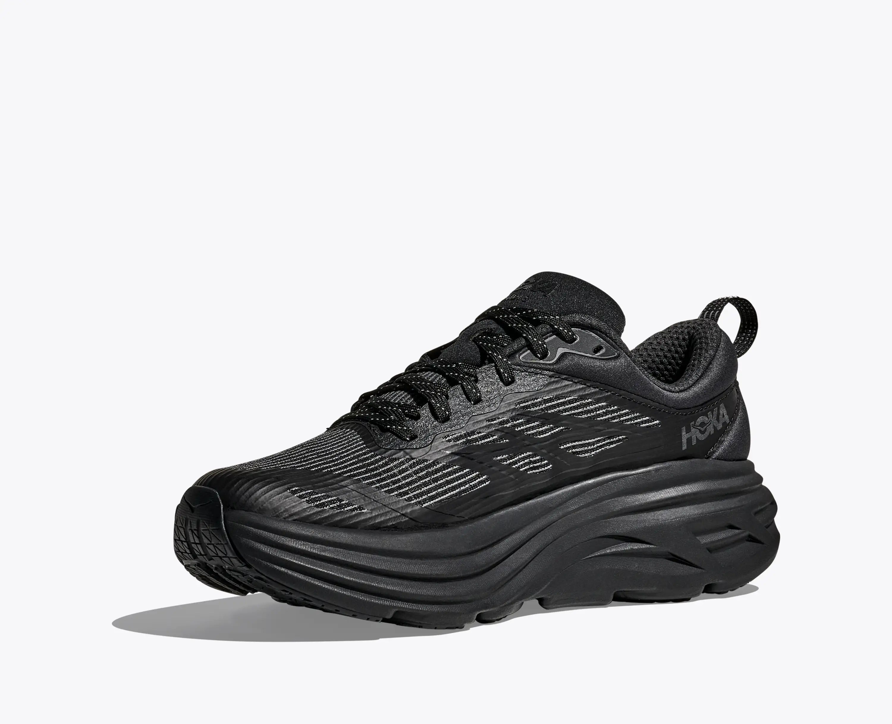 Hoka Stealth Tech Bondi 8 Caged Black Black