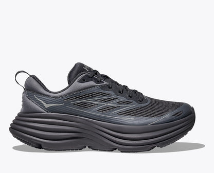 Hoka Stealth Tech Bondi 8 Caged Charcoal Grey Grey Skies