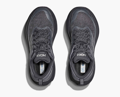 Hoka Stealth Tech Bondi 8 Caged Charcoal Grey Grey Skies