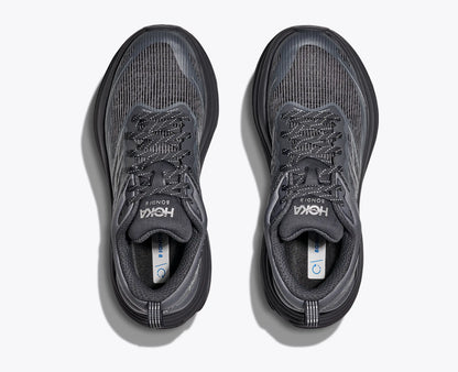 Hoka Stealth Tech Bondi 8 Caged Charcoal Grey Grey Skies