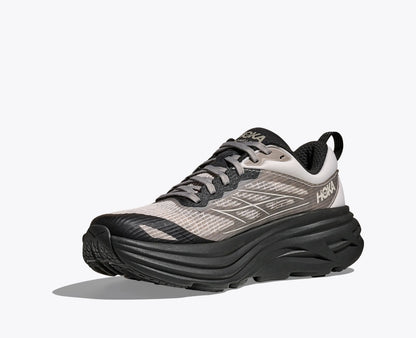 Hoka Stealth Tech Bondi 8 Caged Grout Carbon Black