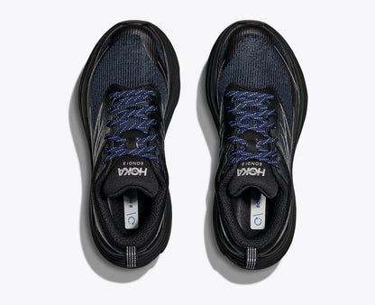 Hoka Stealth Tech Bondi 8 Caged Midnight Blue Black