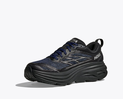 Hoka Stealth Tech Bondi 8 Caged Midnight Blue Black
