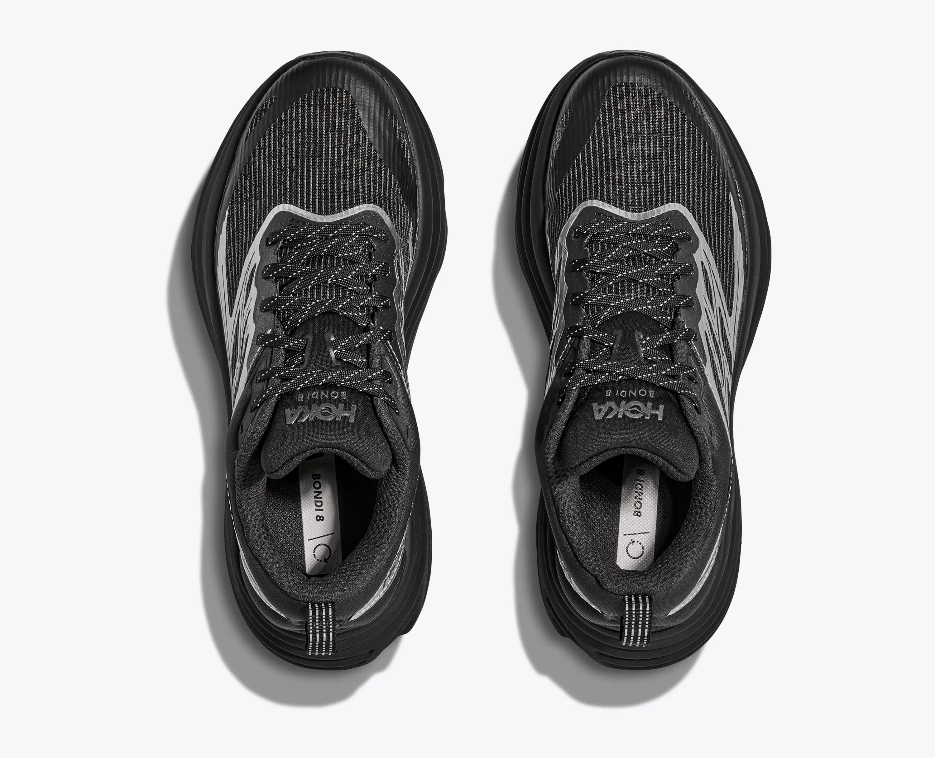 Hoka Stealth Tech Bondi 8 Caged Silver Black ()
