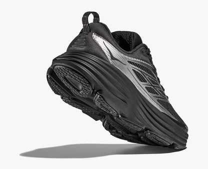 Hoka Stealth Tech Bondi 8 Caged Silver Black