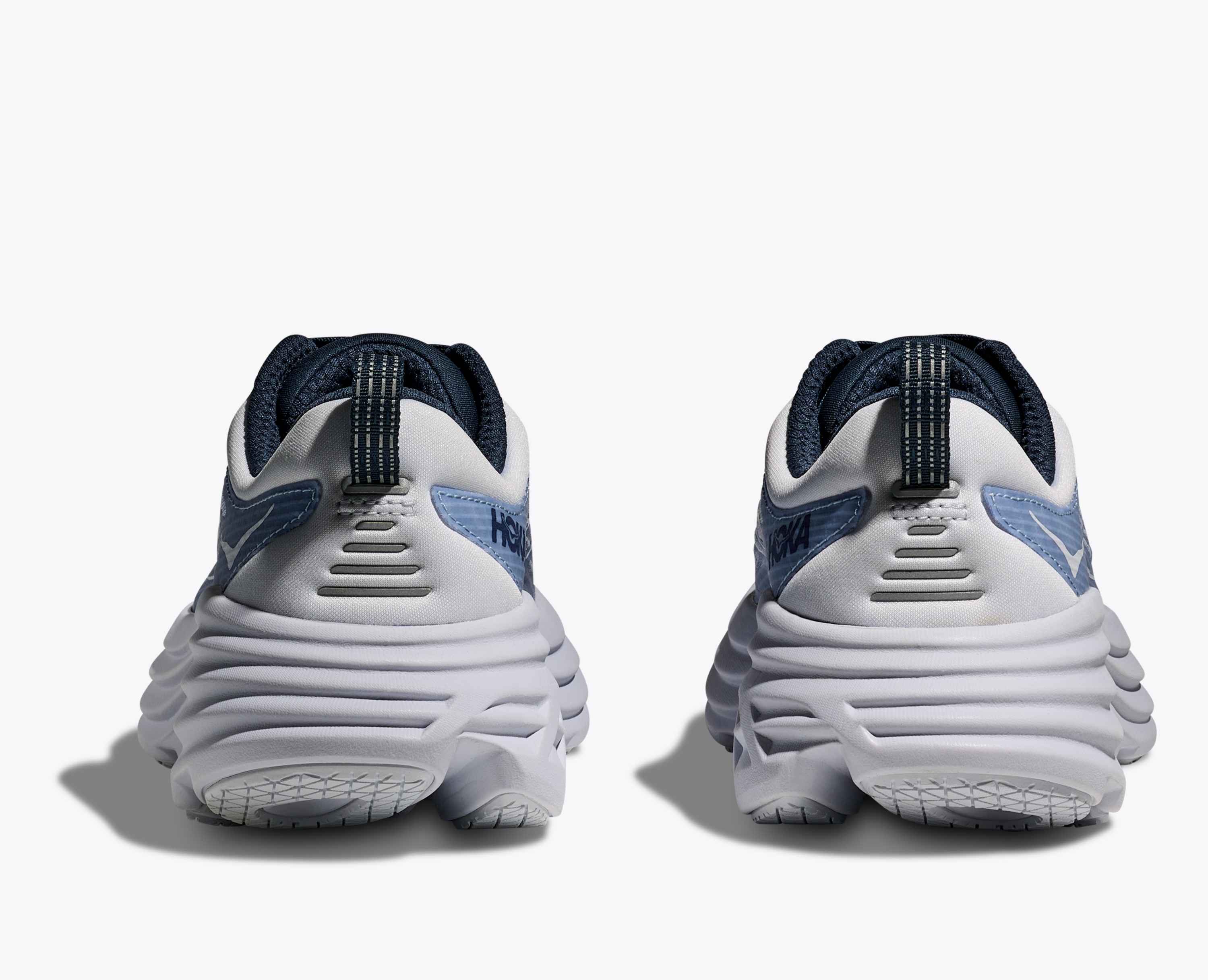 Hoka Stealth Tech Bondi 8 Caged Sea Ice Grape Agate