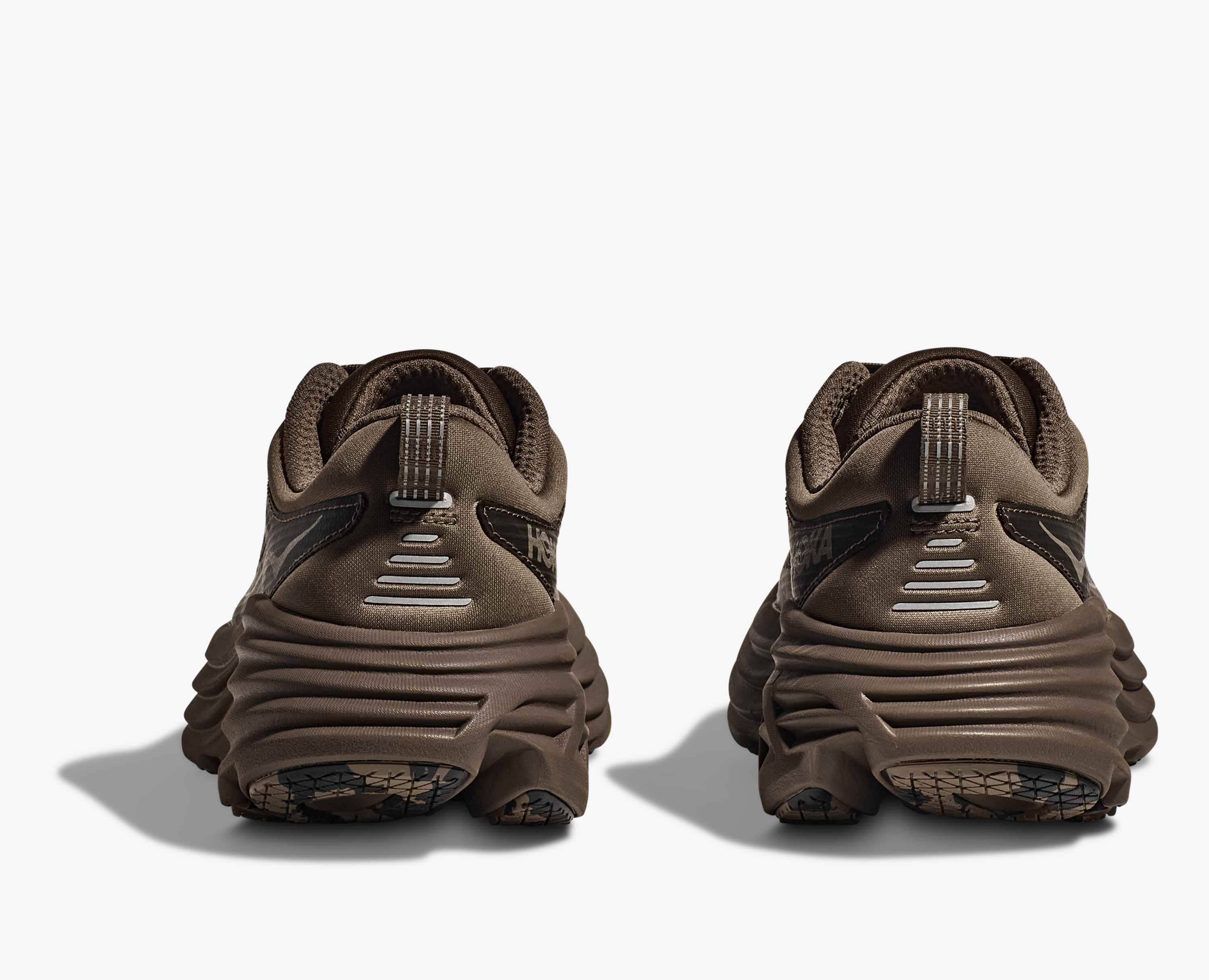Hoka Stealth Tech Bondi 8 Caged Umber Deep Umber