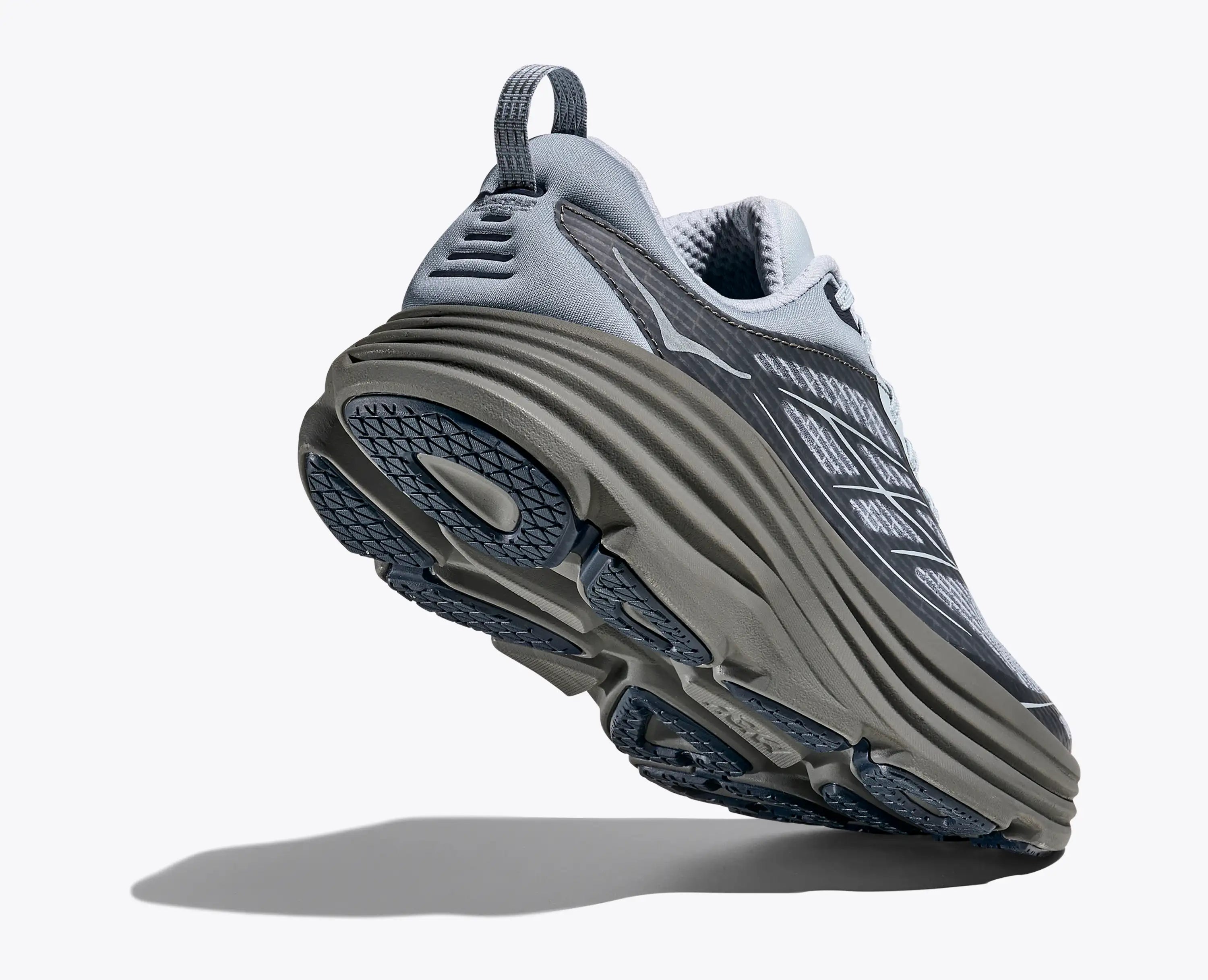 Hoka Stealth Tech Bondi 8 Caged Washed Blue Mineral Blue