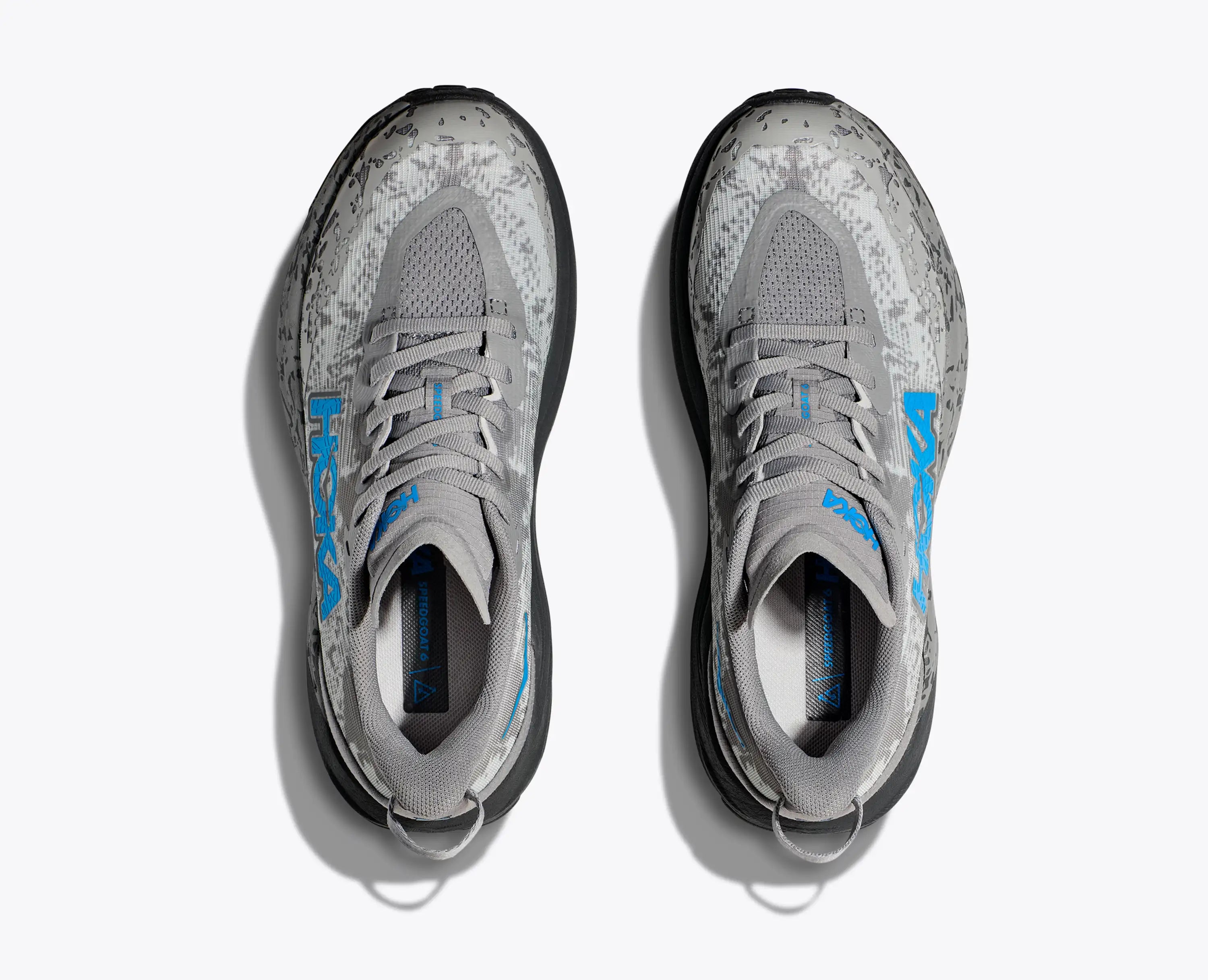 Hoka Big Kids Speedgoat 6 Galactic Grey Hoka Blue