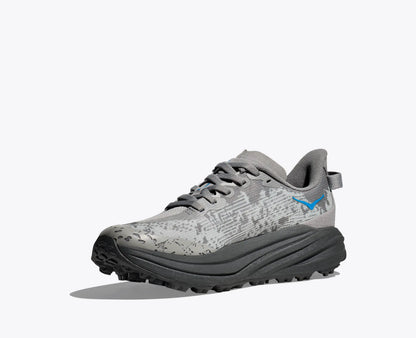 Hoka Big Kids Speedgoat 6 Galactic Grey Hoka Blue