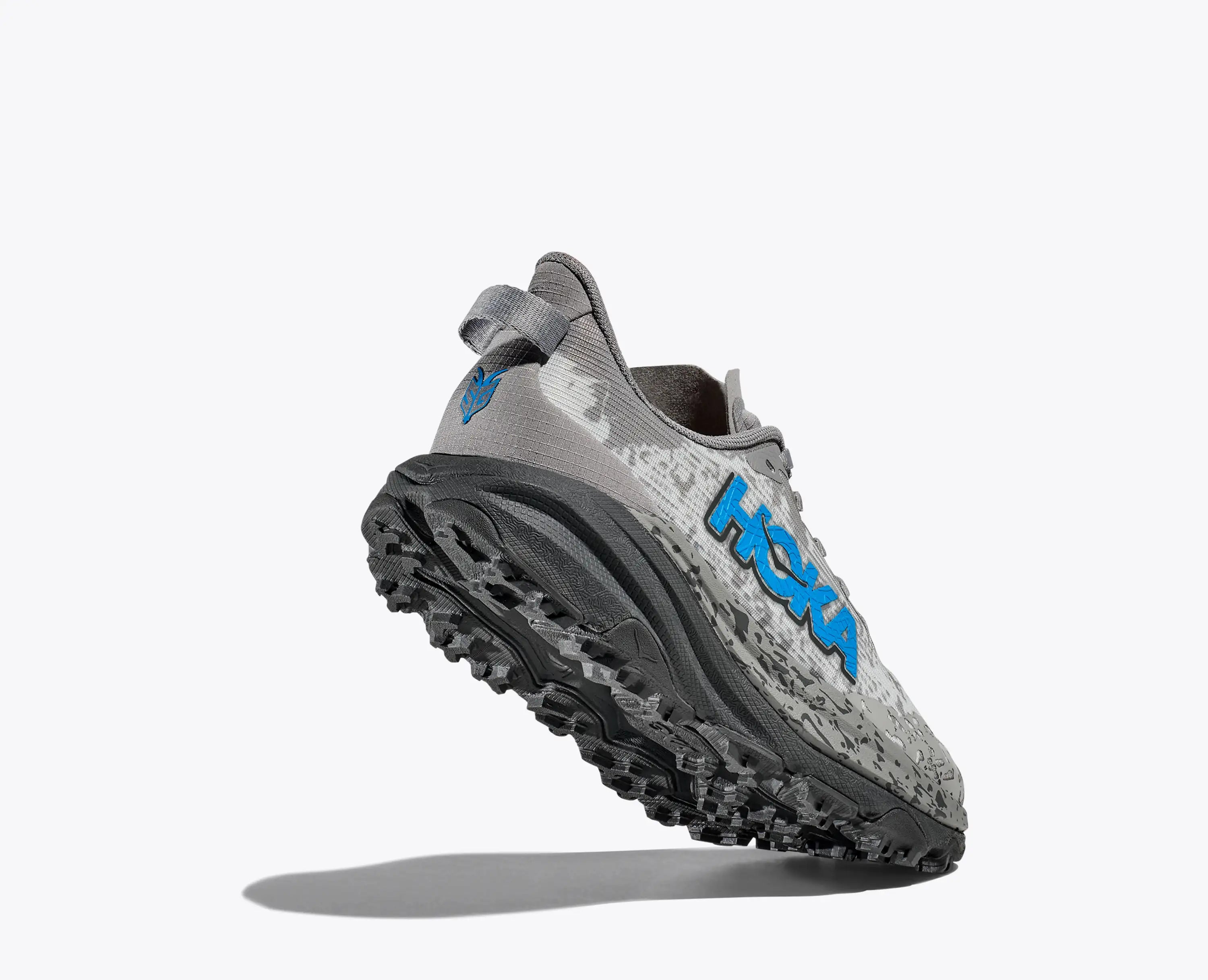 Hoka Big Kids Speedgoat 6 Galactic Grey Hoka Blue