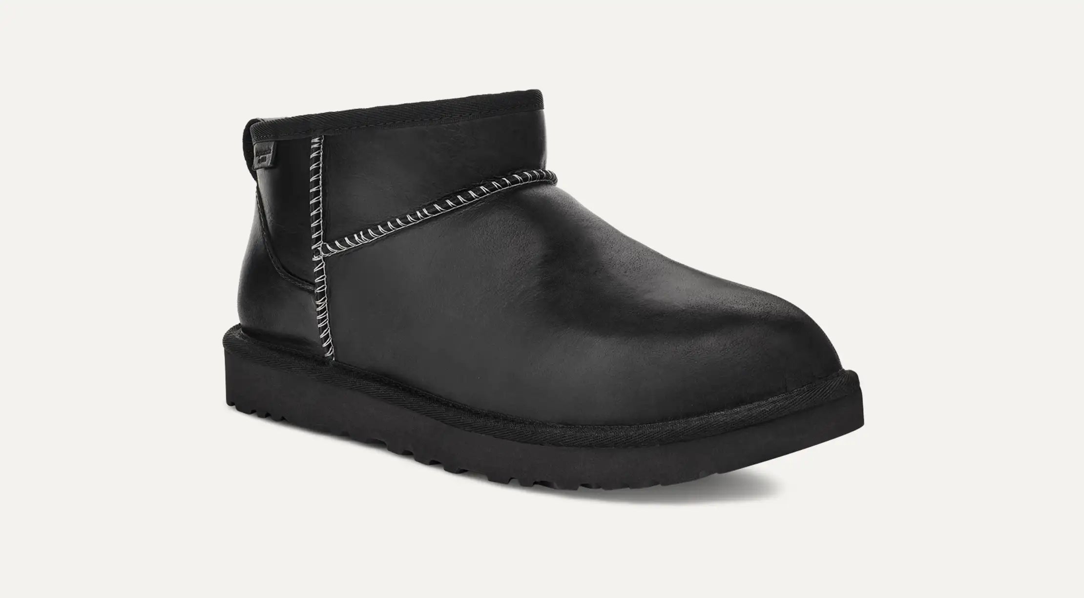 Ugg Classic Ultra Mini Leather Regen Black